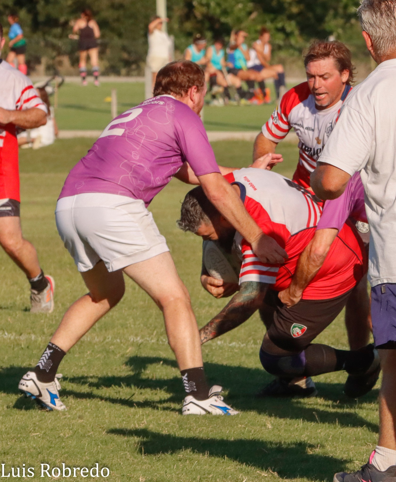  Areco Rugby Club - Club Champagnat - RugbyV - 6TO ENCUENTRO DE VETERANOS DEL ARECO RUGBY CLUB - Areco vs Champagnat (#2024ENCVETARCCHA03) Photo by: Luis Robredo | Siuxy Sports 2024-03-09
