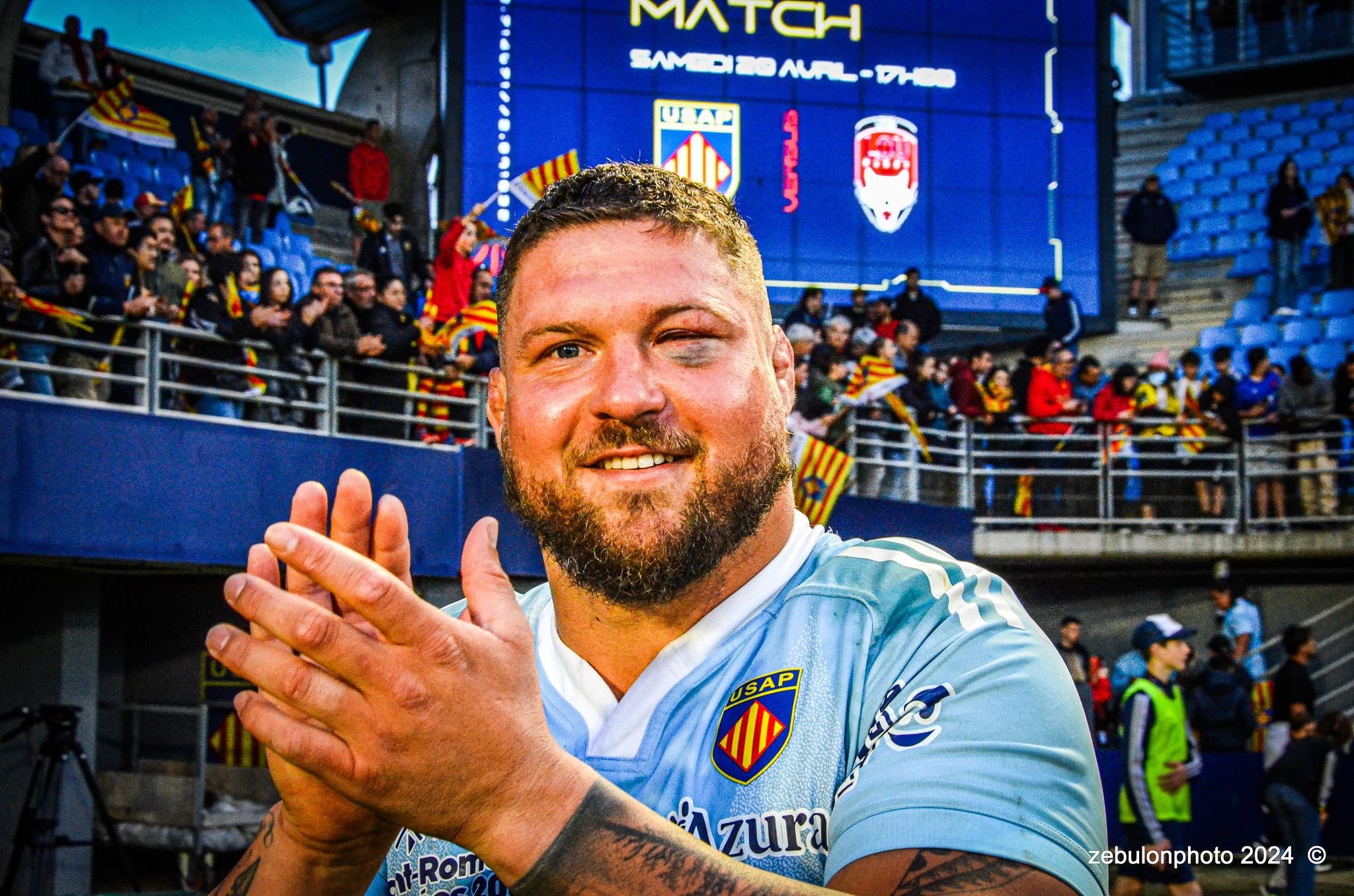  US Arlequins Perpignanais - Castres Olympique - Rugby - FFR 2024 - Top14 - USAP (43) vs (12) Castres  (#FFR24TOPPERCAS03) Photo by: Photo Zebulon | Siuxy Sports 2024-03-30