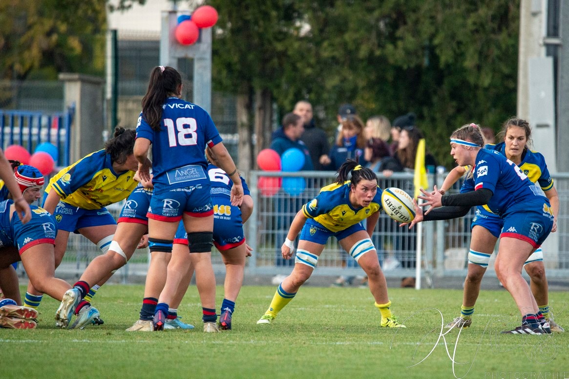  ASM Romagnat rugby féminin - FC Grenoble Rugby - Rugby - FFR 2024 Elite 1 Fém - ASM Romagnat (32) vs (8) Amazones FC Grenoble  (#FFR24E1FASMRFCG11) Photo by: Karine Valentin | Siuxy Sports 2024-11-17