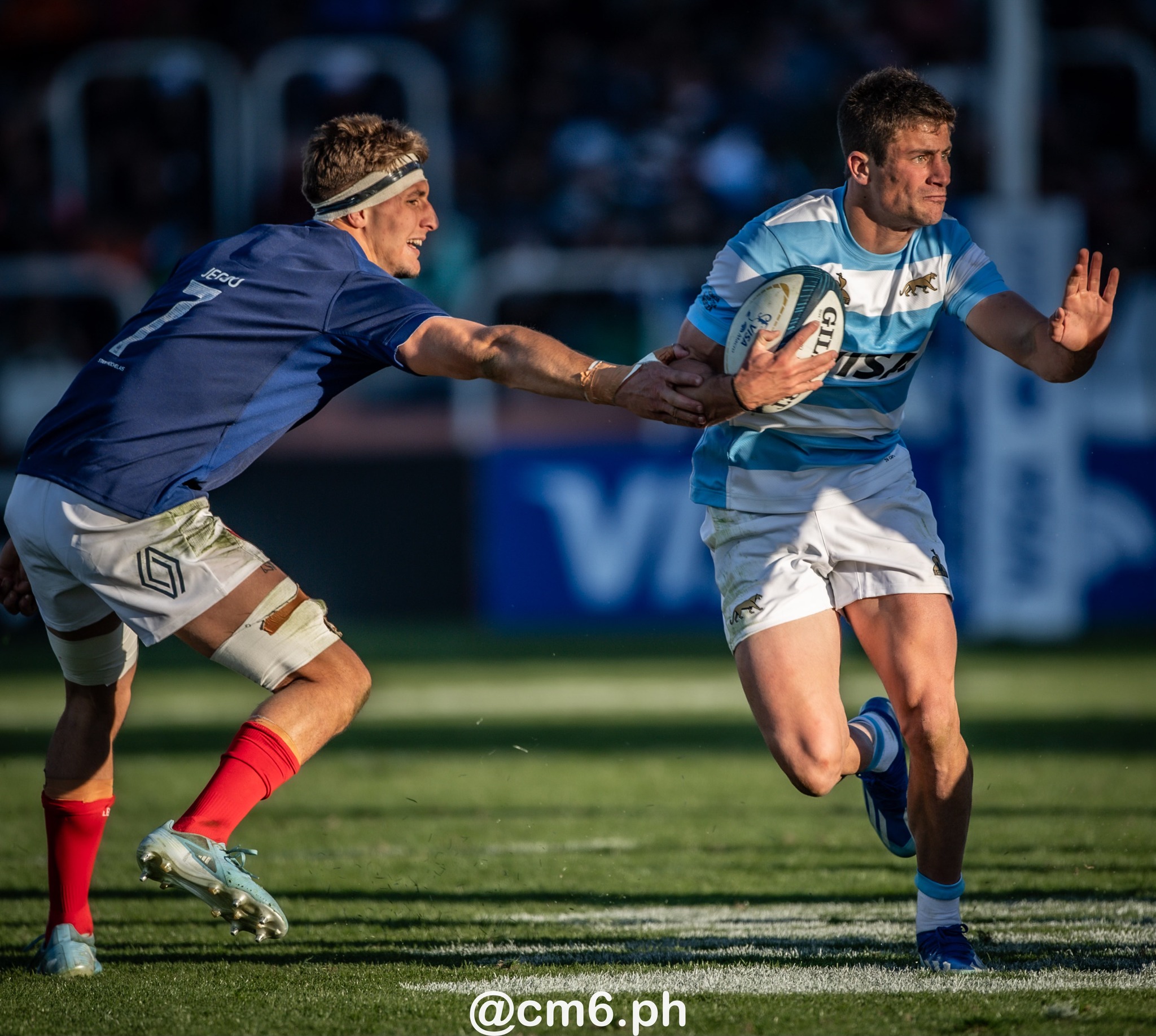Bautista DELGUY -  Selección Argentina de Rugby XV - Équipe de France de rugby à XV - Rugby - 2024 - Los Pumas - Argentina (13) vs (28) Francia (#2024PUMFRA07) Photo by: Christian Mas | Siuxy Sports 2024-07-06