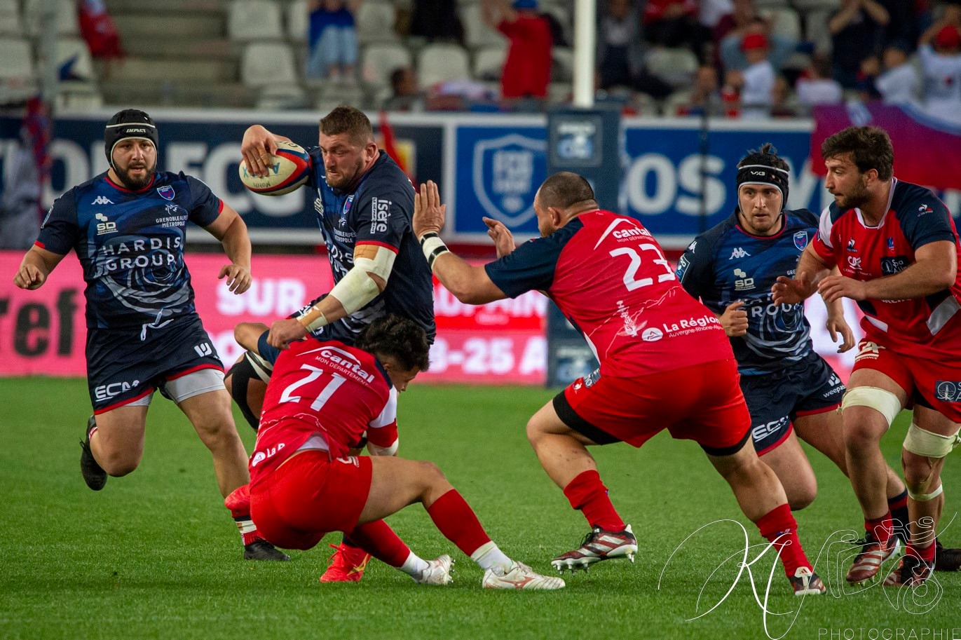  FC Grenoble Rugby - Stade Aurillacois - Rugby - FFR - 2024 PRO D2 - FC Grenoble (55) vs (10) Aurillac (#PD224T14FCGAUR04) Photo by: Karine Valentin | Siuxy Sports 2024-04-12