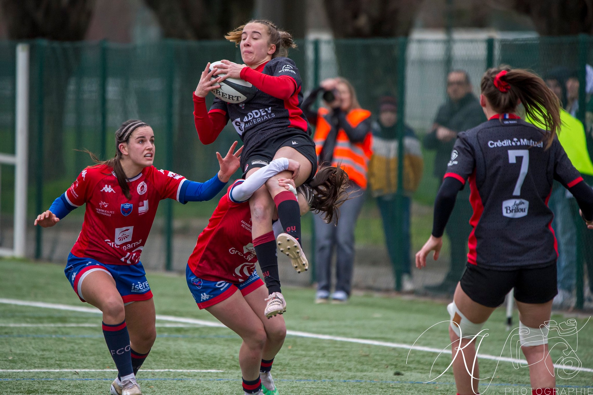  Lyon Olympique Universitaire - FC Grenoble Rugby - Rugby - Elite 1 2023 - Lyon O.U. (39) vs (14) FC Grenoble (#EL124LOUFCG02) Photo by: Karine Valentin | Siuxy Sports 2024-02-24