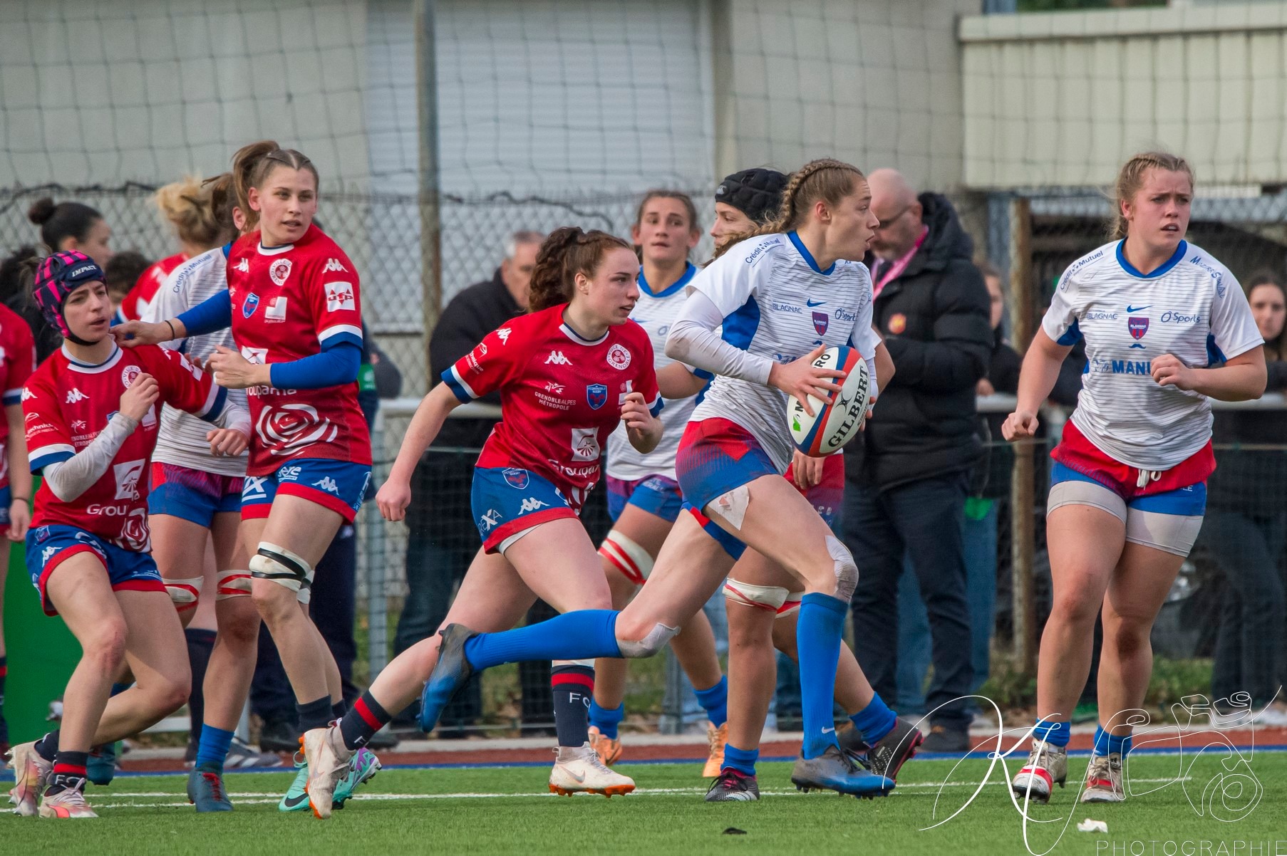  FC Grenoble Rugby - Blagnac - Rugby - 2024 Élite 1 Féminine - FC Grenoble Amazones (18)  vs (13) Blagnac (#E1G24FCGBLA02) Photo by: Karine Valentin | Siuxy Sports 2024-02-18