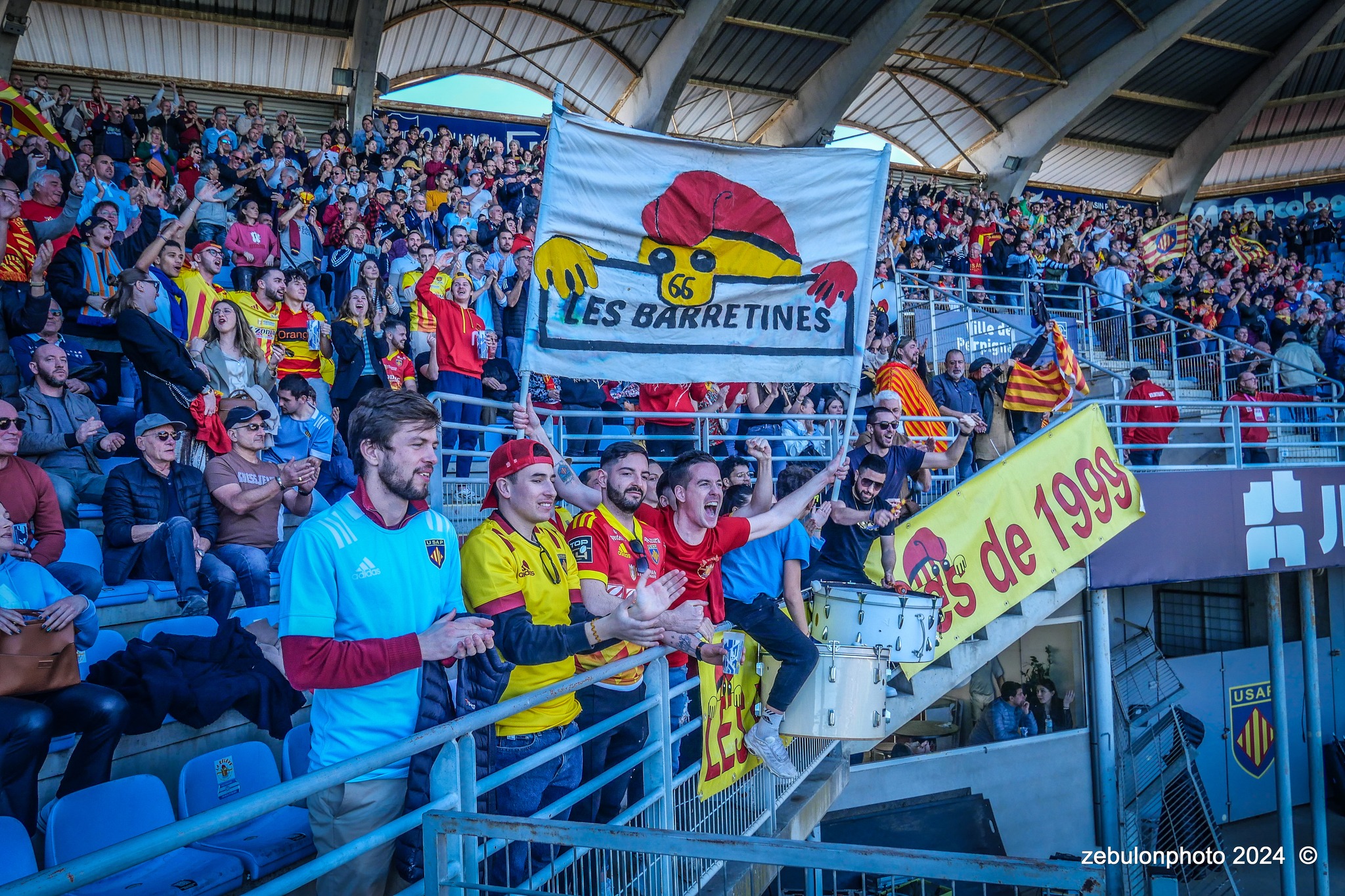  US Arlequins Perpignanais - Racing 92 - Rugby - TOP 14 - Perpignan (26) vs (5) Racing 92 (#TOP1424USAPR9202) Photo by: Photo Zebulon | Siuxy Sports 2024-02-03