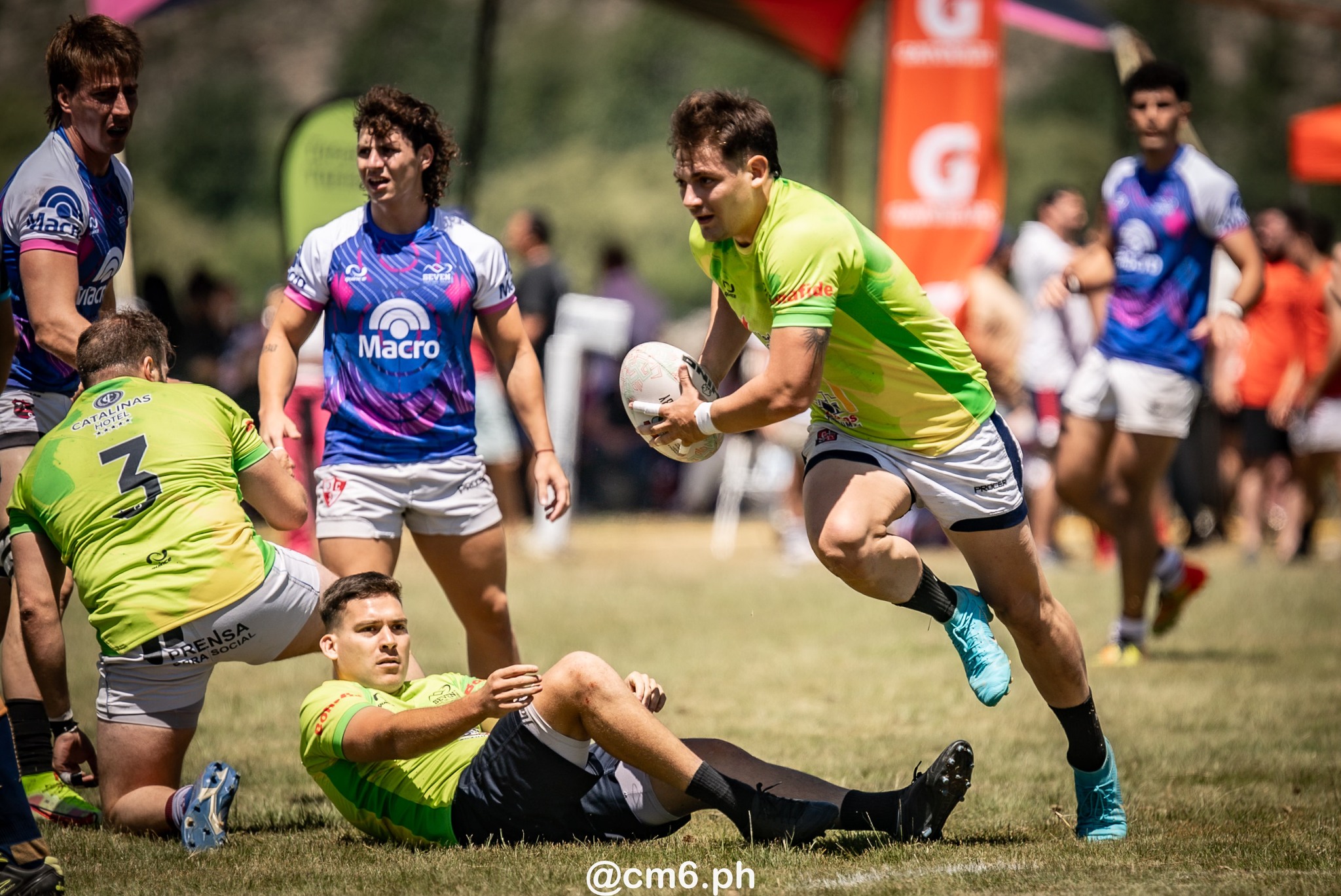  VII - Banco Macro - VII - Municipalidad de Yerba Buena McD - Rugby - Seven Tafi del Valle 2024 - Banco Macro vs Muni Yerba Buena MCD (#STDV24BMAMUN) Photo by: Christian Mas | Siuxy Sports 2024-01-27