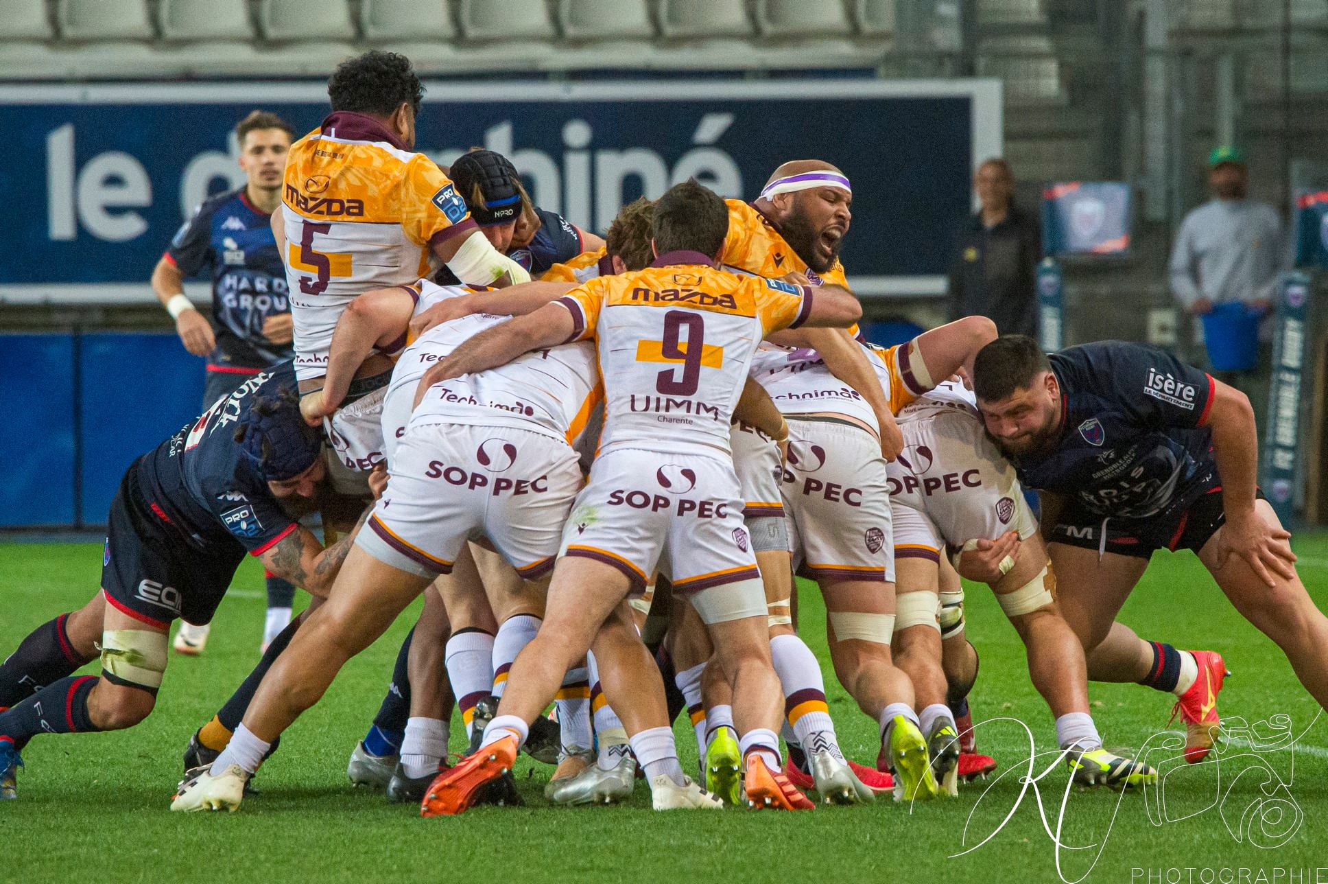  FC Grenoble Rugby - Soyaux Angoulême - Rugby - PRO D2 - FC Grenoble (21) vs (18) Soyaux Angouleme (#PD224FCGSAN03) Photo by: Karine Valentin | Siuxy Sports 2024-03-29