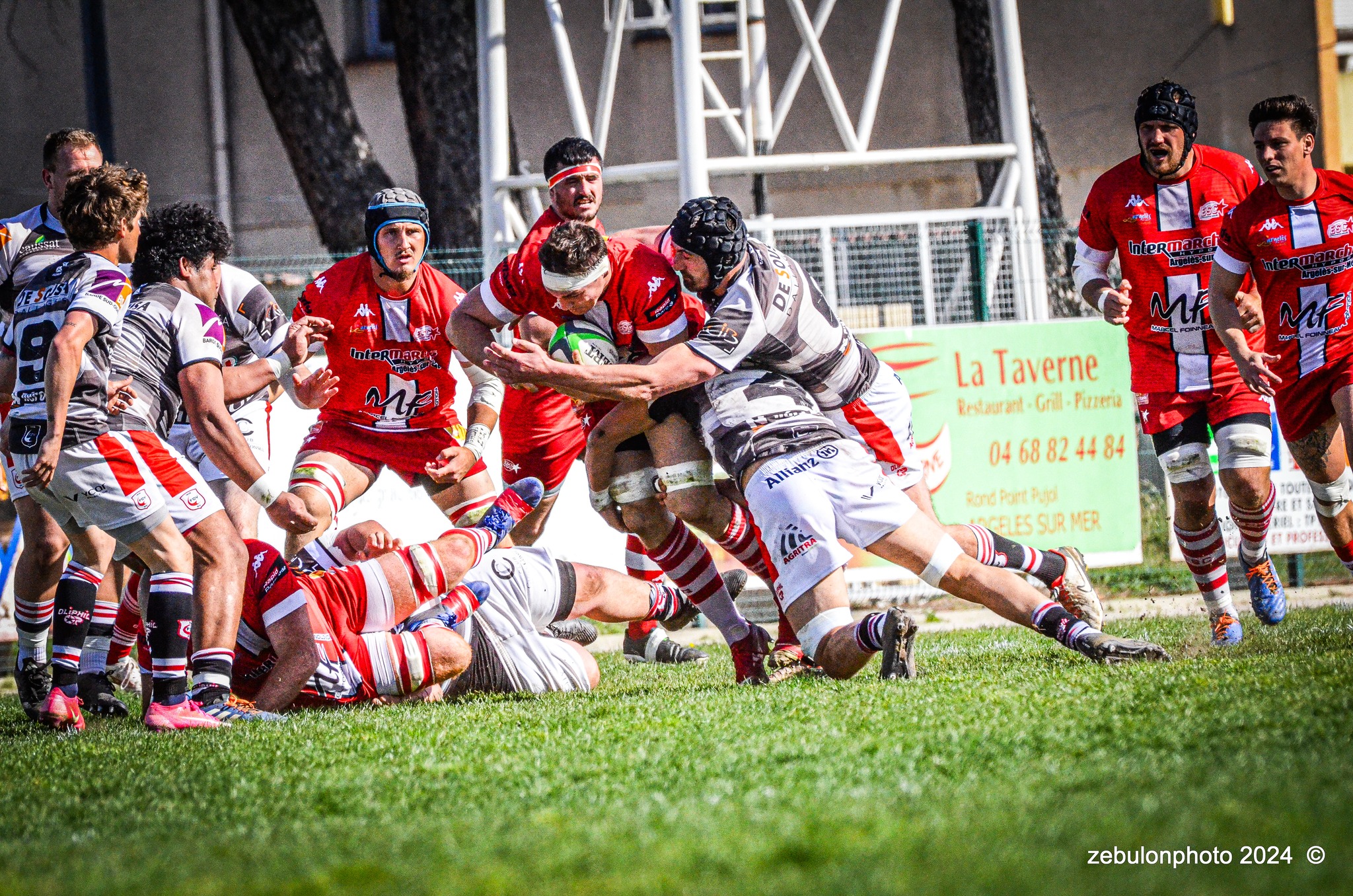  Étoile Sportive Catalane - Football Club Villefranchois - Lauragais - Rugby - FFR -  Fed 2 2024 - Etoile Sportive Catalane vs FC Villefranchois (#FFR24F2ESCFCV03) Photo by: Photo Zebulon | Siuxy Sports 2024-03-23