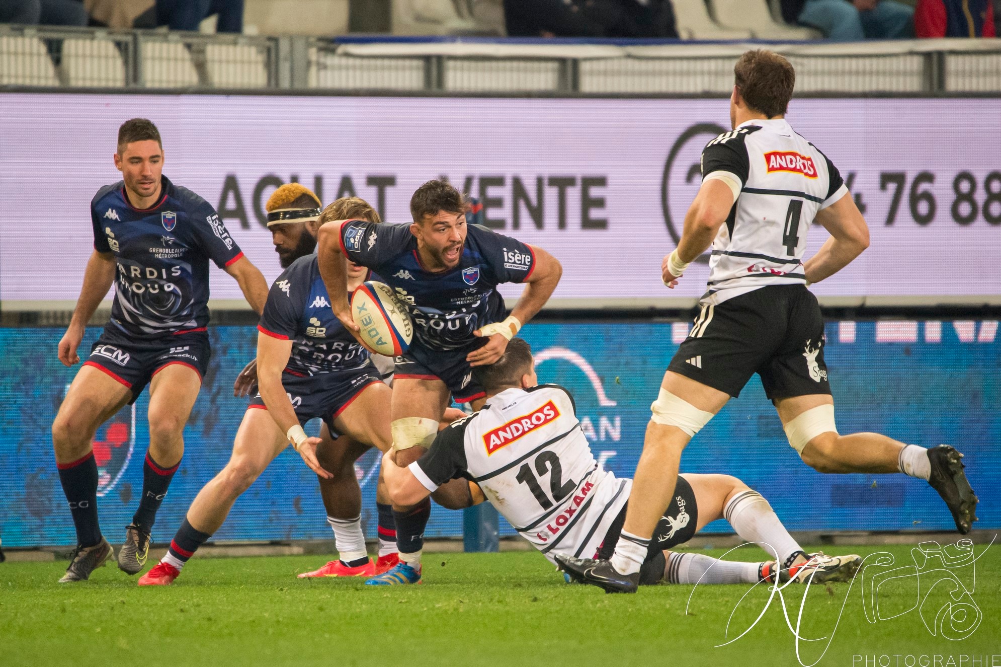 Thibaut MARTEL -  FC Grenoble Rugby - CA Brive - Rugby - Pro D2 - FC Grenoble (40) vs (29) CA Brive (#PD224FCGBRI02) Photo by: Karine Valentin | Siuxy Sports 2024-02-15