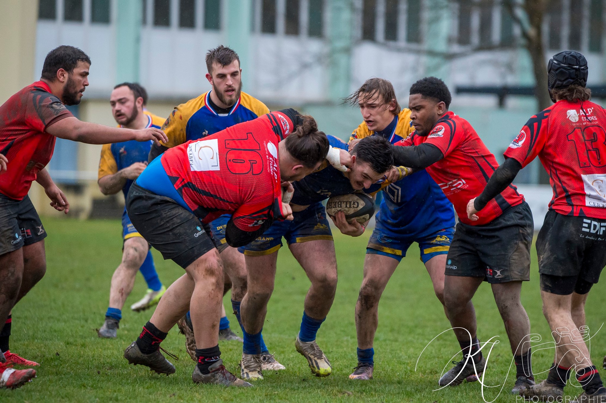  US Deux Ponts - US Renage Rives Rugby - Rugby - Fed2 2024 - US Deux Ponts vs Renage Rives (#F224US2PRRR03) Photo by: Karine Valentin | Siuxy Sports 2024-03-03