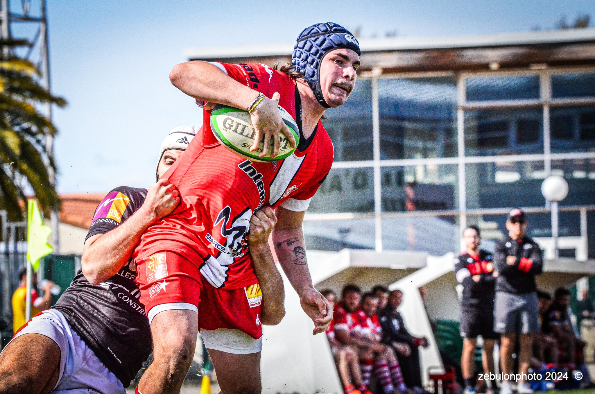  Étoile Sportive Catalane - Football Club Villefranchois - Lauragais - Rugby - FFR -  Fed 2 2024 - Etoile Sportive Catalane vs FC Villefranchois (#FFR24F2ESCFCV03) Photo by: Photo Zebulon | Siuxy Sports 2024-03-23