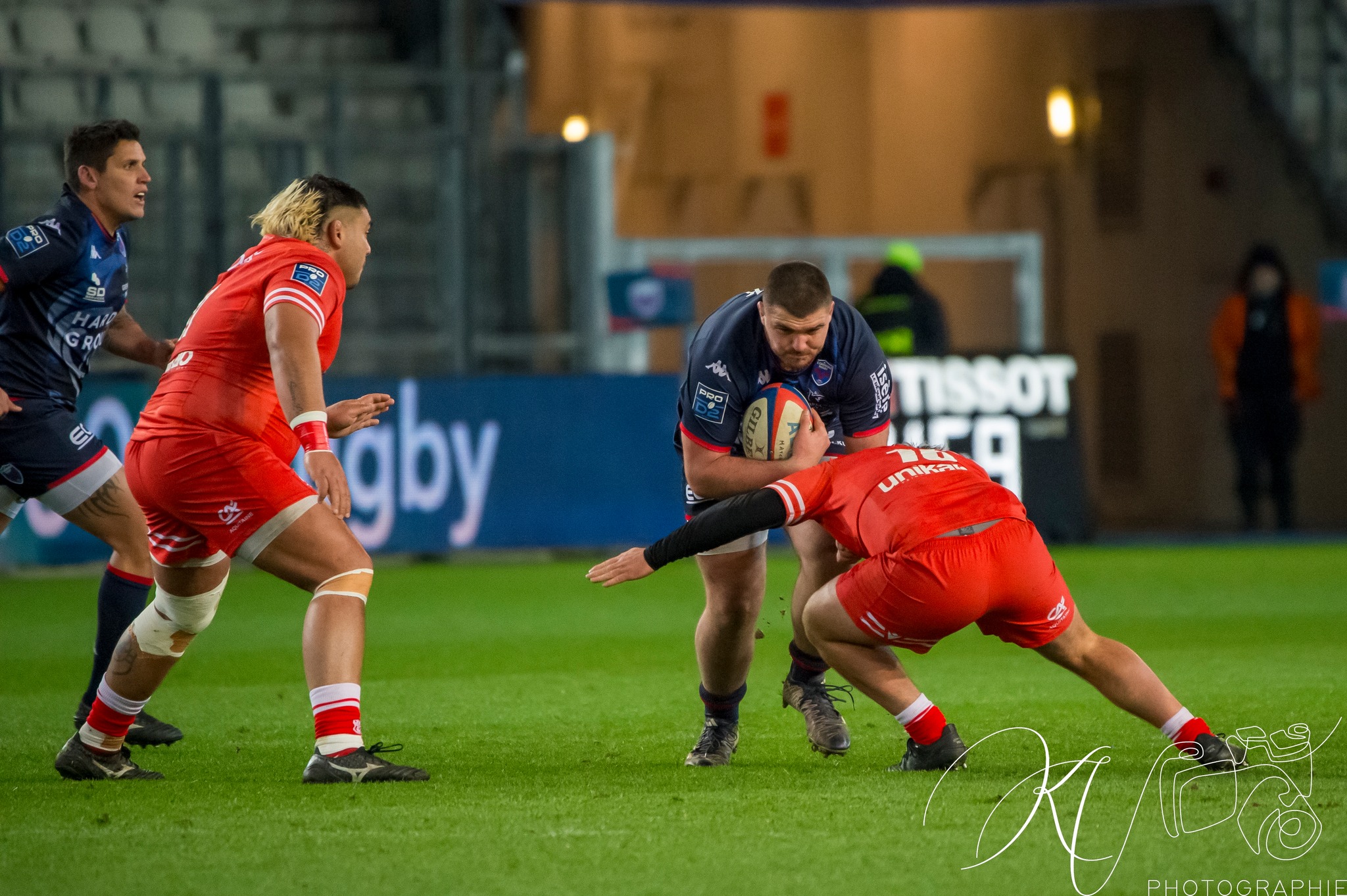 Eli EGLAINE -  FC Grenoble Rugby - US Dax - Rugby - Pro D2 - FC Grenoble (24) vs (27) US Dax (#PD224FCGDAX01) Photo by: Karine Valentin | Siuxy Sports 2024-01-19