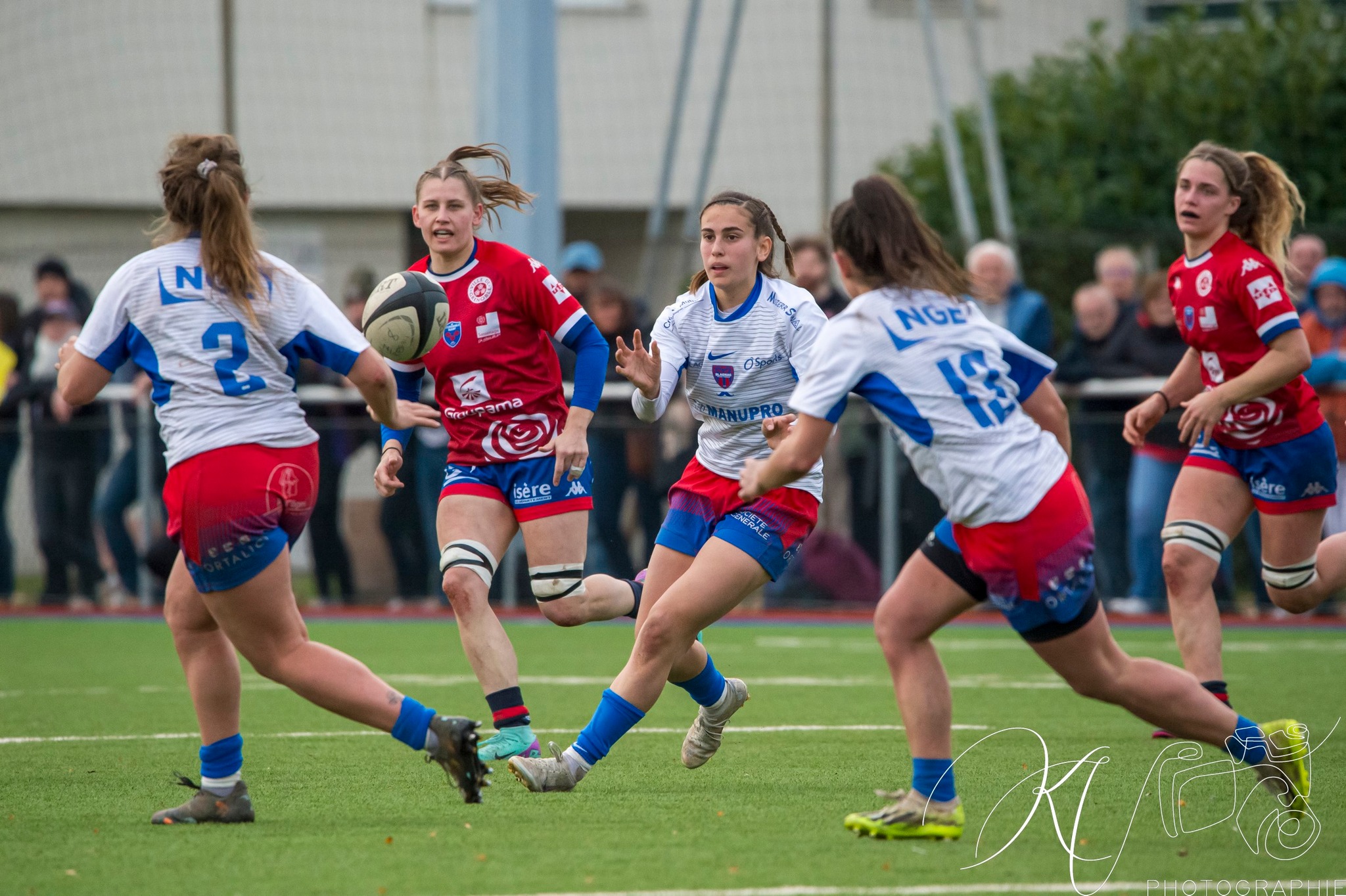  FC Grenoble Rugby - Blagnac - Rugby - 2024 Élite 1 Féminine - FC Grenoble Amazones (18)  vs (13) Blagnac (#E1G24FCGBLA02) Photo by: Karine Valentin | Siuxy Sports 2024-02-18