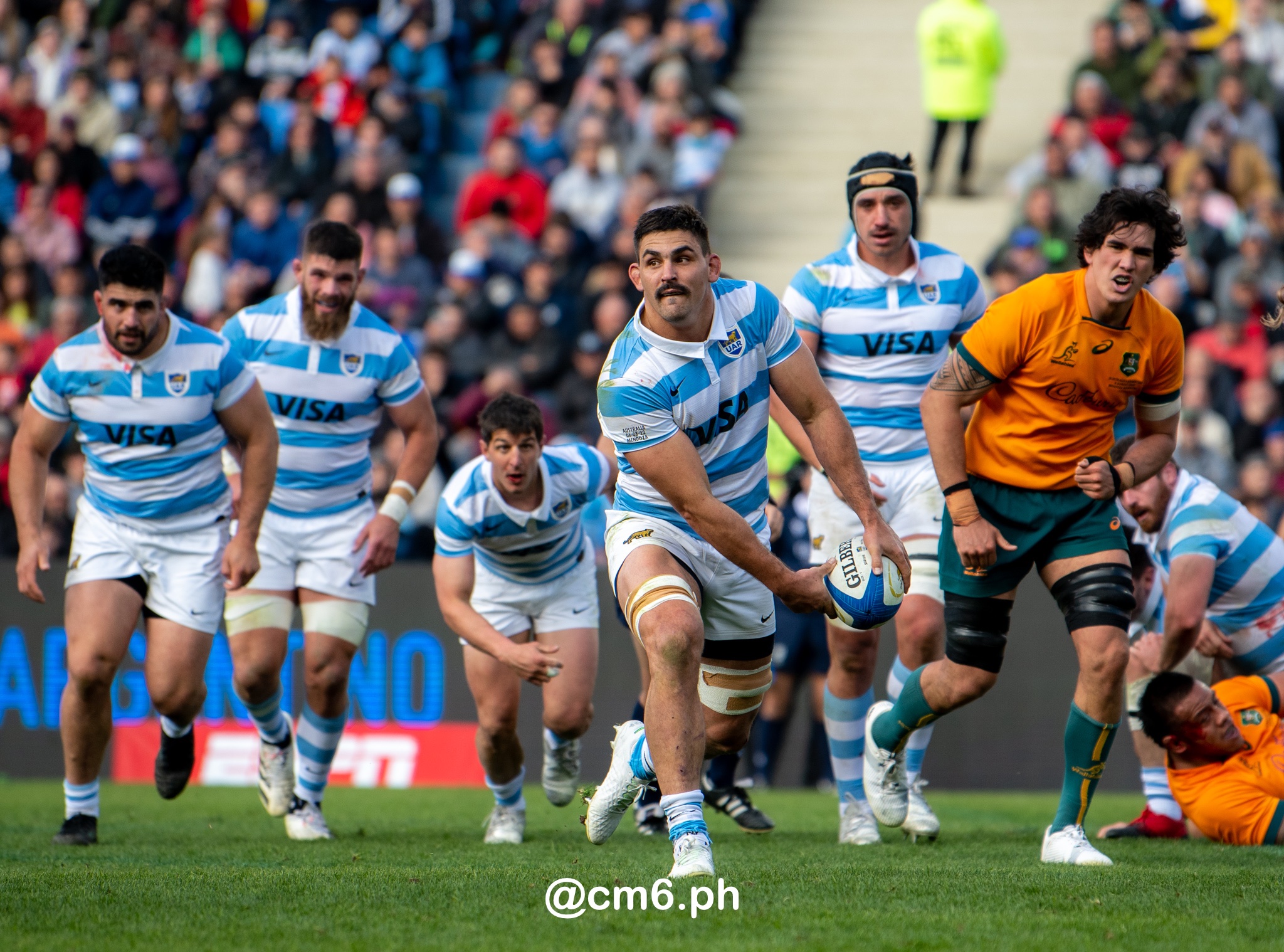  Selección Argentina de Rugby XV - Australia national rugby union team (M) - Rugby - Rugby Championship - Pumas (26) vs (41) Australia - Mendoza - Reel B (#RCH22ARGAUSb07) Photo by: Christian Mas | Siuxy Sports 2022-07-06
