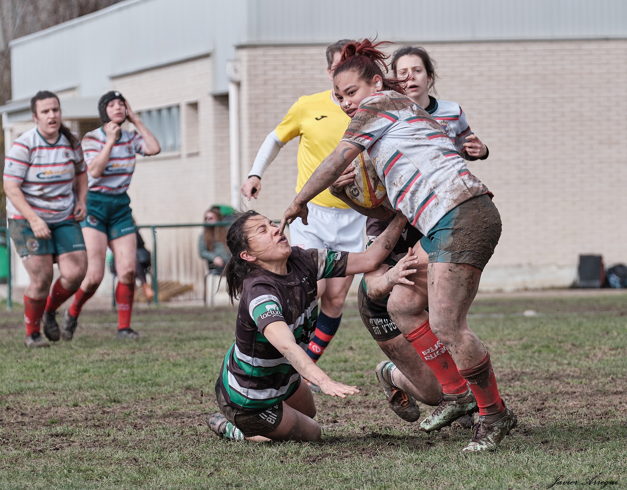  La Única Rugby Taldea - Iruña Rugby Club - Rugby - FER 2024 - La Unica RT vs Iruña Rugby Club - Neskak (#FER24UNIIRU02) Photo by: Javier Arregui | Siuxy Sports 2024-02-10