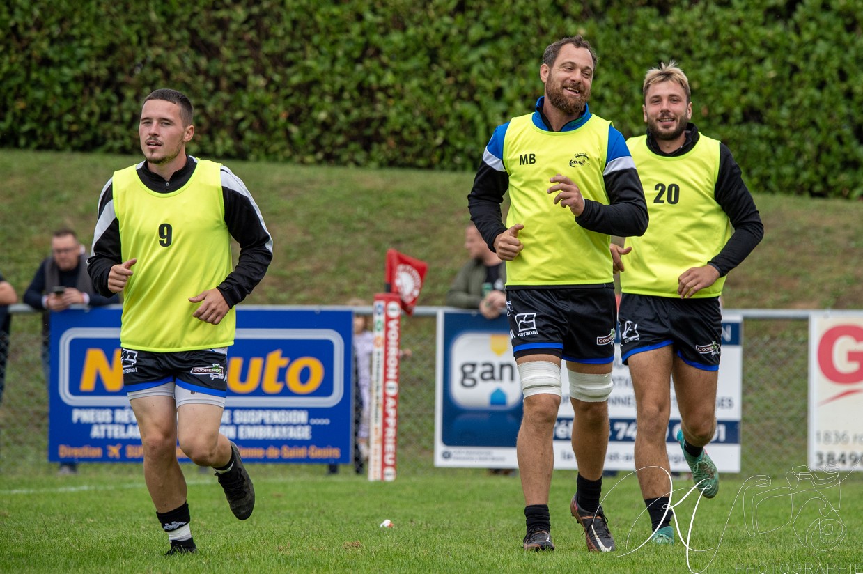  Bièvre Saint-Geoirs RC - US Vinay - Rugby - FFR 2024 Fed2 - Bievre SG vs US Vinay (#FFR24F2BSGUSV09) Photo by: Karine Valentin | Siuxy Sports 2024-09-22
