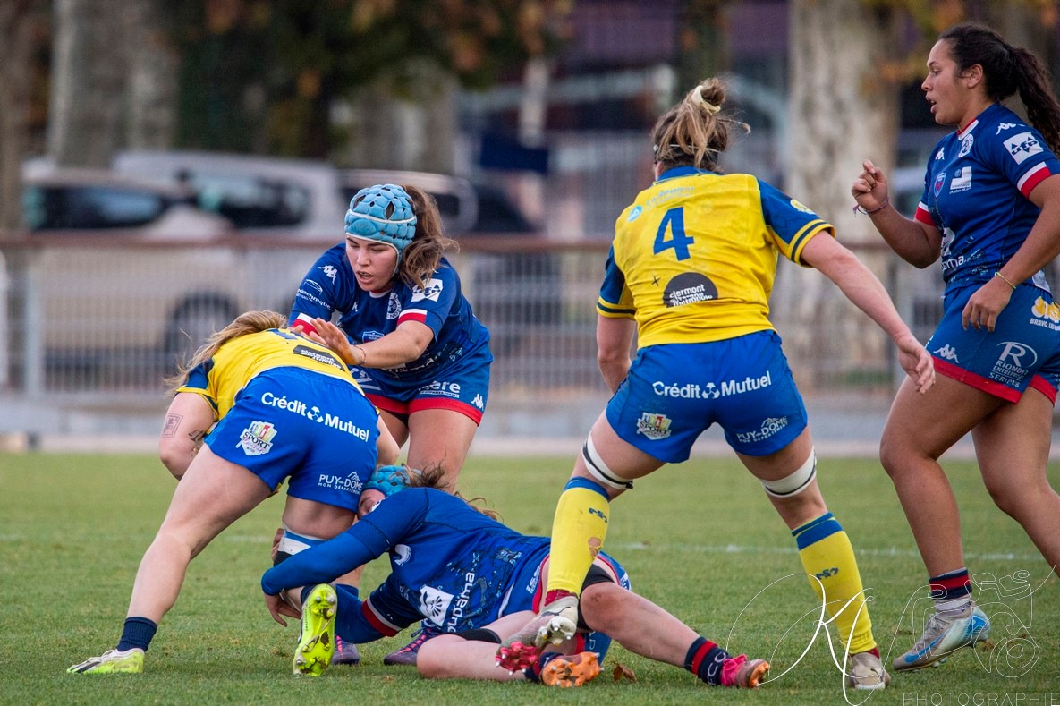  ASM Romagnat rugby féminin - FC Grenoble Rugby - Rugby - FFR 2024 Elite 1 Fém - ASM Romagnat (32) vs (8) Amazones FC Grenoble  (#FFR24E1FASMRFCG11) Photo by: Karine Valentin | Siuxy Sports 2024-11-17