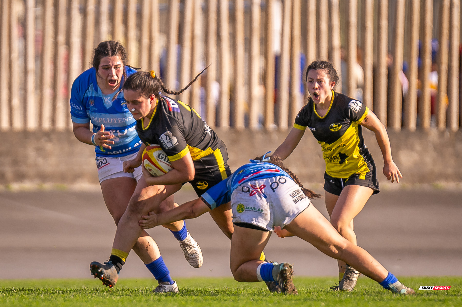  Getxo Artea Rugby Taldea - Club de Rugby Cisneros - Rugby - FER 2024 - DHB F - Getxo Neskak Rt (25) vs (13) Cisneros (#FER24DHBGNCIS02) Photo by: Fredy Monfoto | Siuxy Sports 2024-02-17