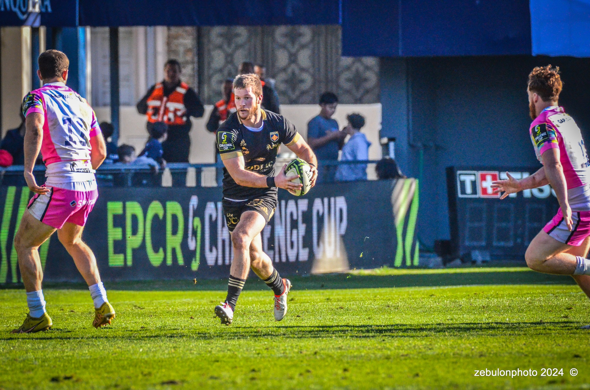  US Arlequins Perpignanais - Newcastle Falcons - Rugby - Challenge Cup - Perpignan (23) vs (32) Newcastle Falcons (#CC24USAPNF01) Photo by: Photo Zebulon | Siuxy Sports 2024-01-21