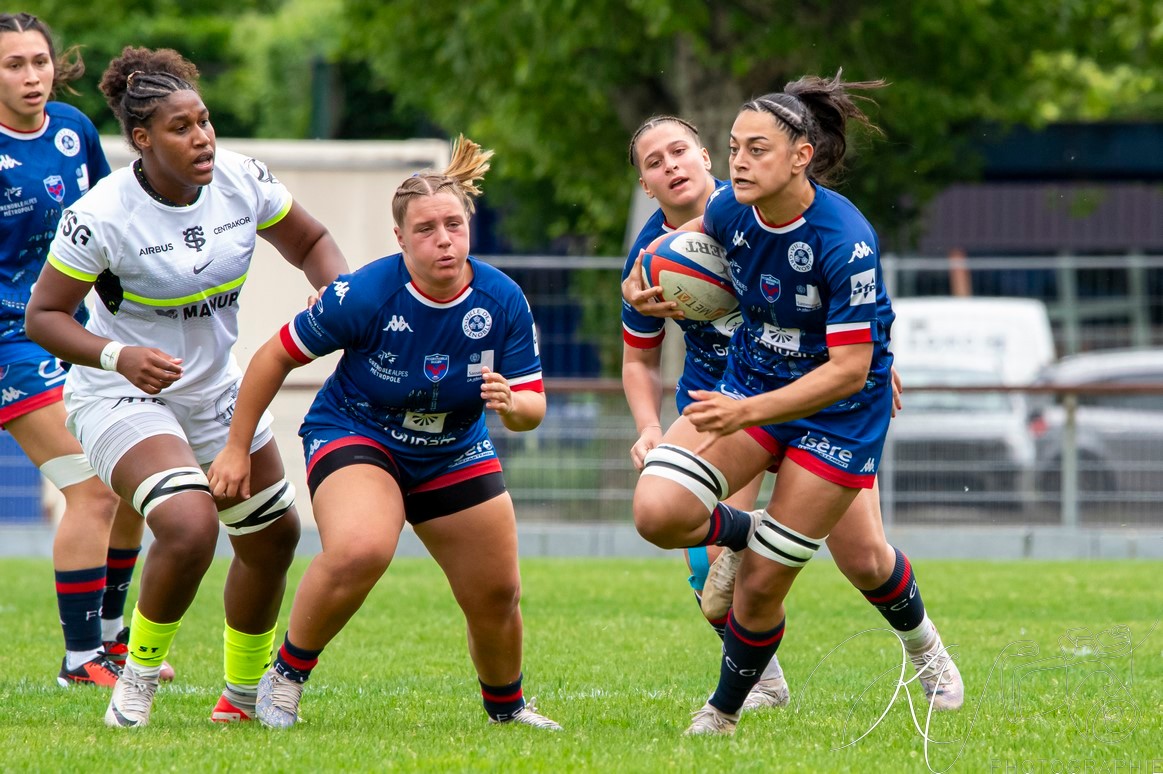  FC Grenoble Rugby - Stade Toulousain - Rugby - FFR 2024 Élite 1 F - FC Grenoble Amazones (23) vs (17) Stade Toulousain (#FFR24EL1FFCGST05) Photo by: Karine Valentin | Siuxy Sports 2024-05-12