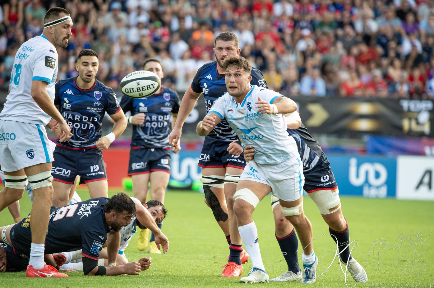  FC Grenoble Rugby - Montpellier Hérault Rugby - Rugby - FFR - 2024 - Access Match -  FC Grenoble (18) vs (20) Montpellier (#FFR24FCGMHR06) Photo by: Karine Valentin | Siuxy Sports 2024-06-16