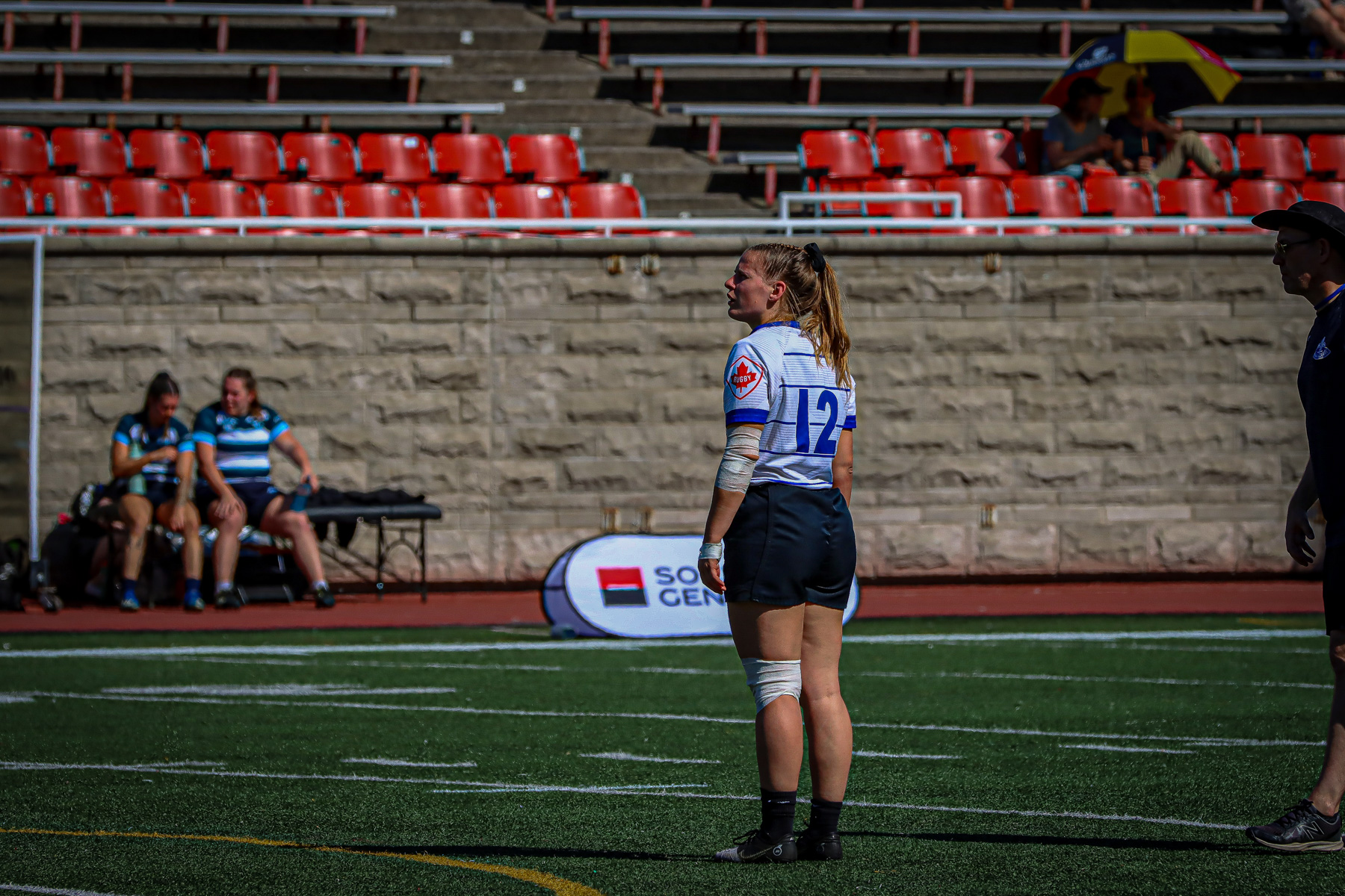  Équipe féminine - Rugby Québec - Ontario Blues (w) - Rugby - QORC-CROQ 2024 - FINALS - QUÉBEC EST (37) VS (13) ONTARIO EST - 1ST POSITION - Reel Mayarts (#QORC24QCEONE16) Photo by: Photo Mayarts | Siuxy Sports 2024-06-01