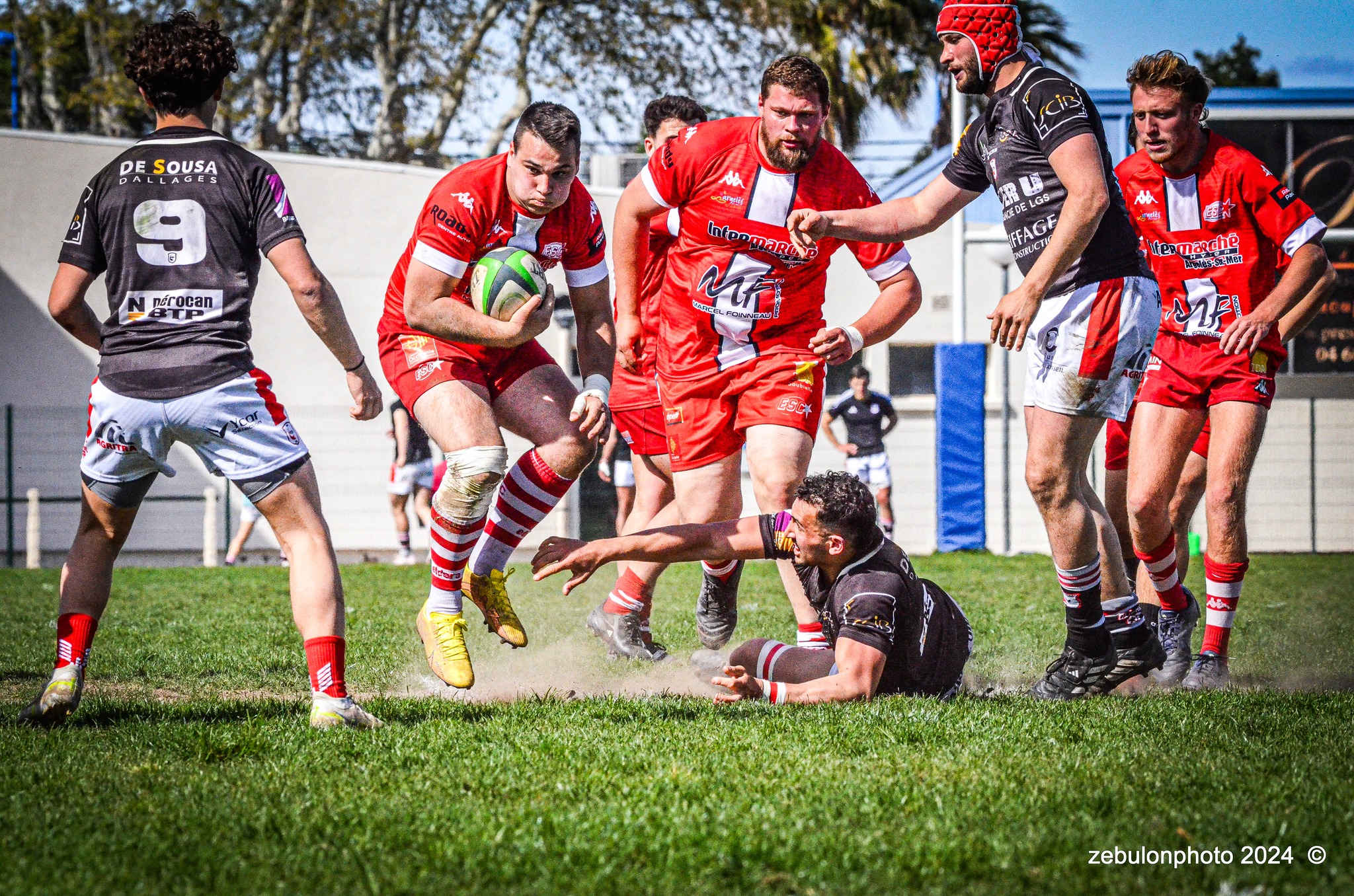  Étoile Sportive Catalane - Football Club Villefranchois - Lauragais - Rugby - FFR -  Fed 2 2024 - Etoile Sportive Catalane vs FC Villefranchois (#FFR24F2ESCFCV03) Photo by: Photo Zebulon | Siuxy Sports 2024-03-23