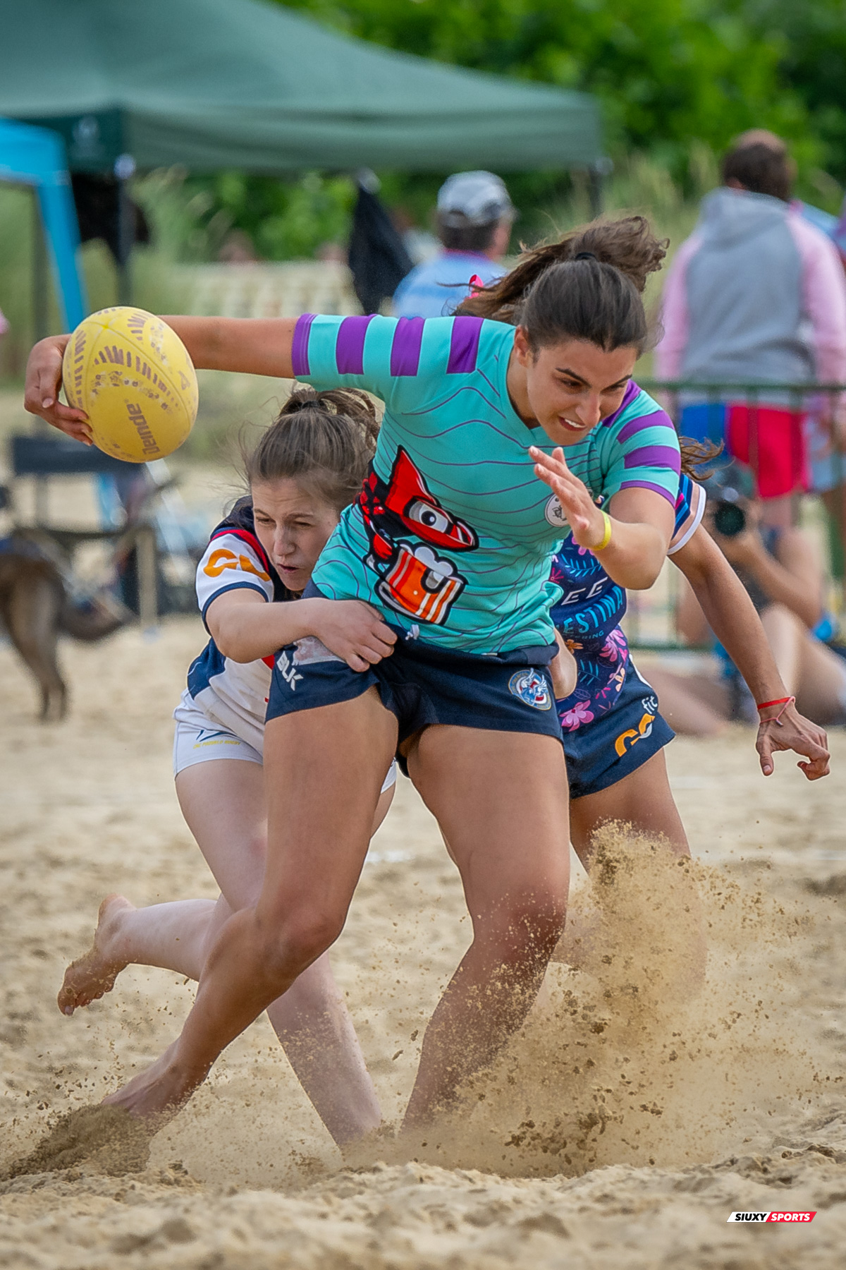  Universitario de Cantabria Rugby Club - Santoña Rugby Club - Rugby Playa - Circuito International del Cantabrico de Rugby Playa - IV Torneo Internacional de Laredo (#2024RugbyPlayaIVLaredo) Photo by: Fredy Monfoto | Siuxy Sports 2024-07-13
