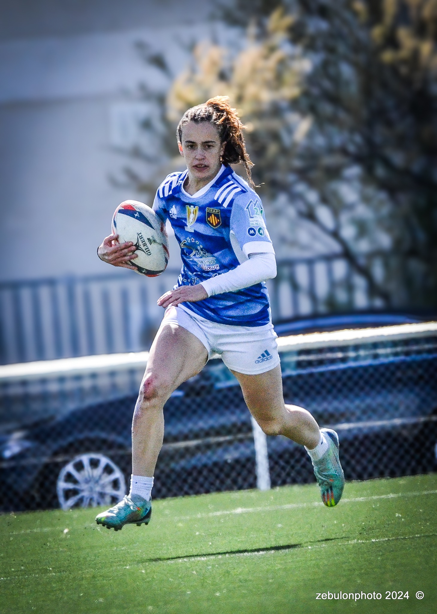  US Arlequins Perpignanais - RC Toulonnais - Rugby - FFR 2024 - Fed 2 Fém - USAP XV (5) vs (10) Toulon    (#FFR24F2FPERTOU03) Photo by: Photo Zebulon | Siuxy Sports 2024-03-31