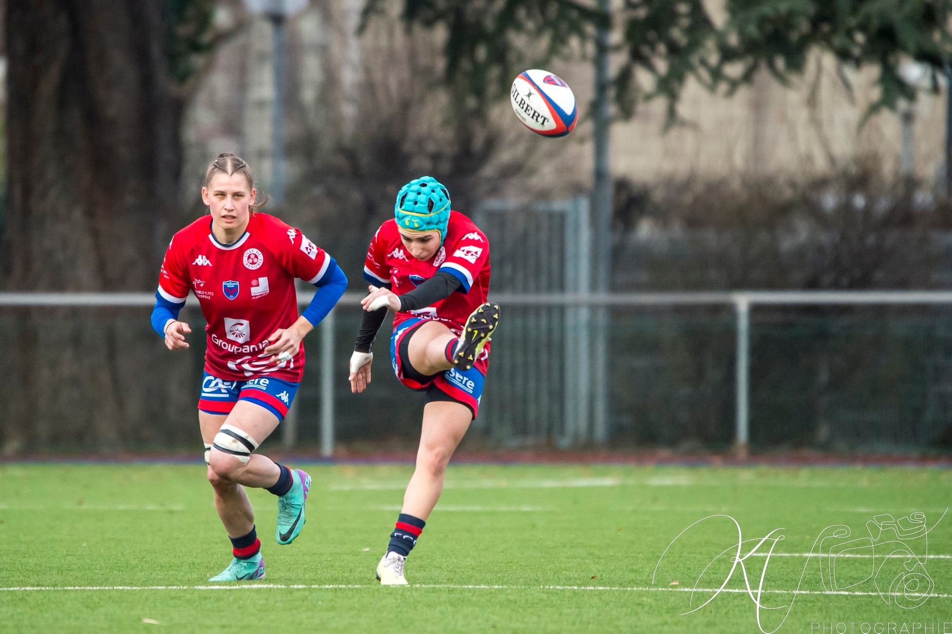 Emeline GROS -  FC Grenoble Rugby - Blagnac - Rugby - 2024 Élite 1 Féminine - FC Grenoble Amazones (18)  vs (13) Blagnac (#E1G24FCGBLA02) Photo by: Karine Valentin | Siuxy Sports 2024-02-18