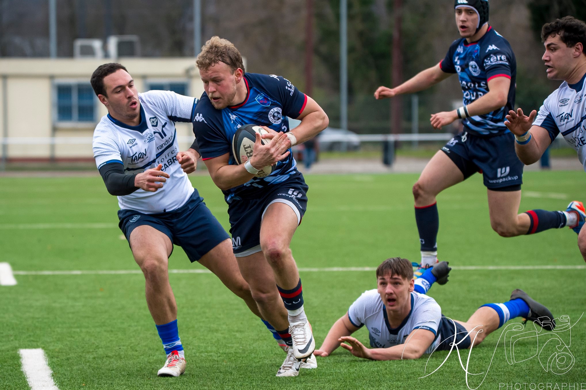 Samuel BIELLE BIARREY -  FC Grenoble Rugby - Castres Olympique - Rugby - 2024 Espoirs - FC Grenoble (53) vs (32) Castres Olympique (#ESP24FCGCAS02) Photo by: Karine Valentin | Siuxy Sports 2024-02-17