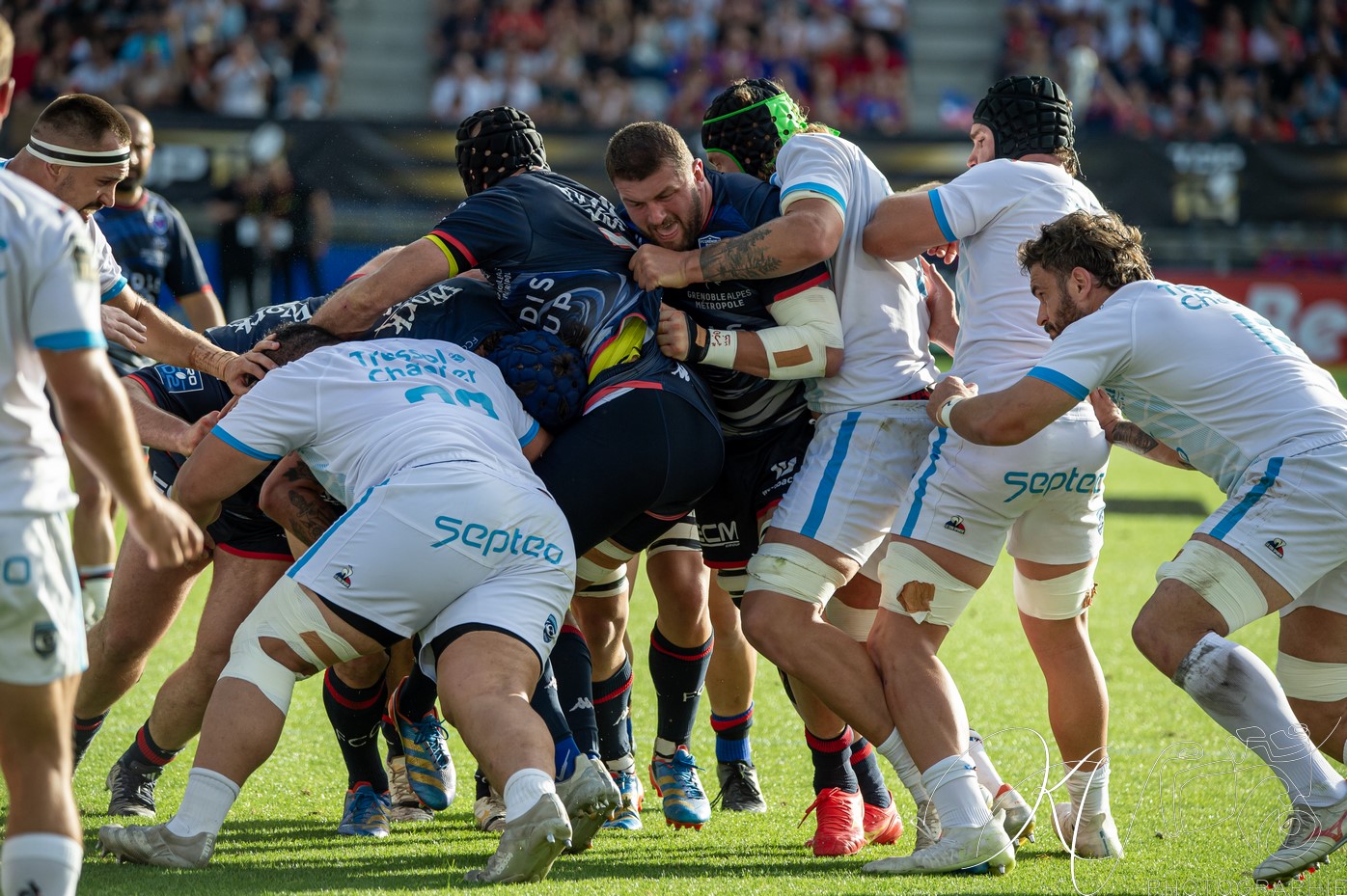  FC Grenoble Rugby - Montpellier Hérault Rugby - Rugby - FFR - 2024 - Access Match -  FC Grenoble (18) vs (20) Montpellier (#FFR24FCGMHR06) Photo by: Karine Valentin | Siuxy Sports 2024-06-16