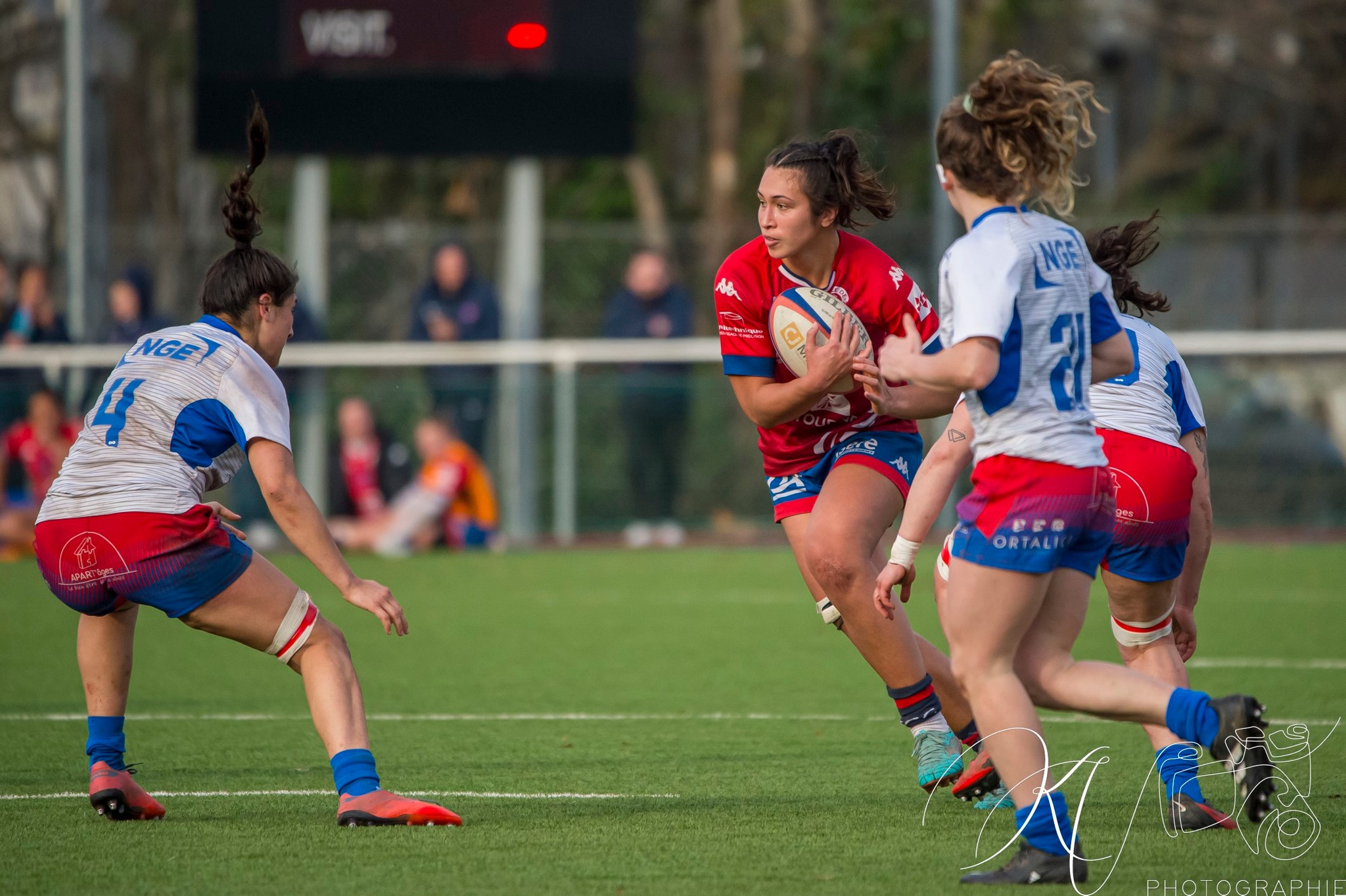 Manaé FELEU -  FC Grenoble Rugby - Blagnac - Rugby - 2024 Élite 1 Féminine - FC Grenoble Amazones (18)  vs (13) Blagnac (#E1G24FCGBLA02) Photo by: Karine Valentin | Siuxy Sports 2024-02-18