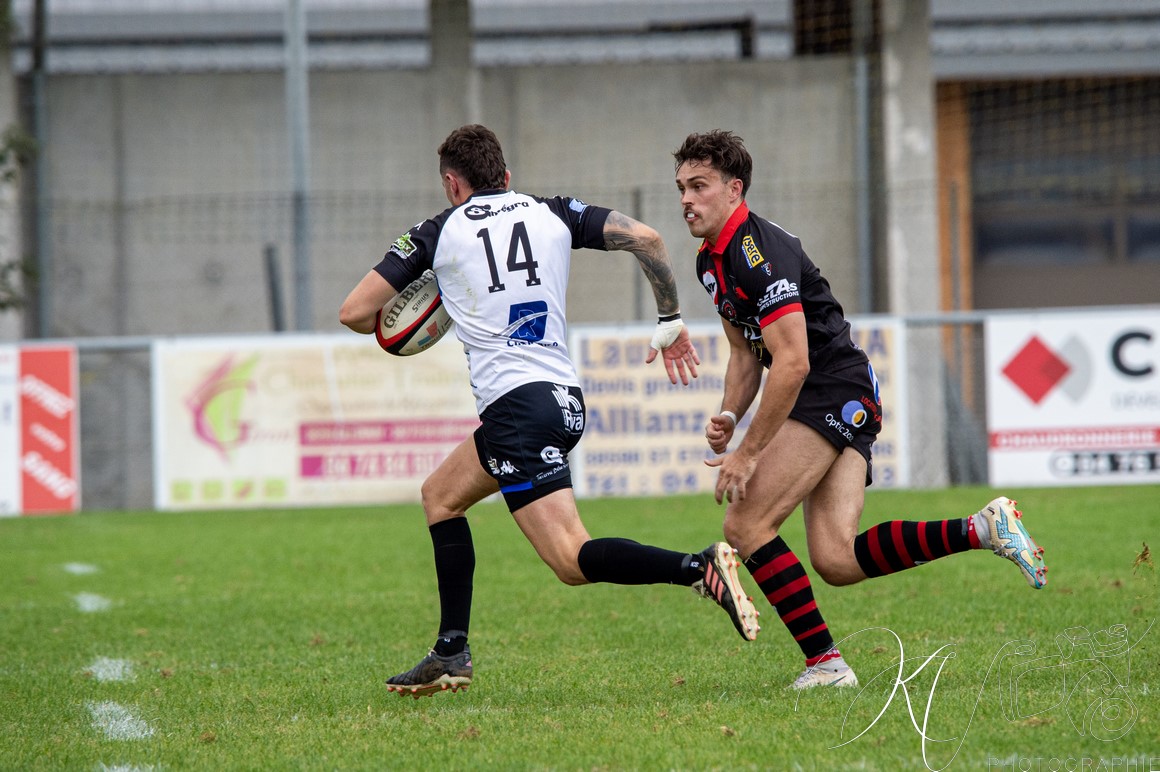  Bièvre Saint-Geoirs RC - US Vinay - Rugby - FFR 2024 Fed2 - Bievre SG vs US Vinay (#FFR24F2BSGUSV09) Photo by: Karine Valentin | Siuxy Sports 2024-09-22