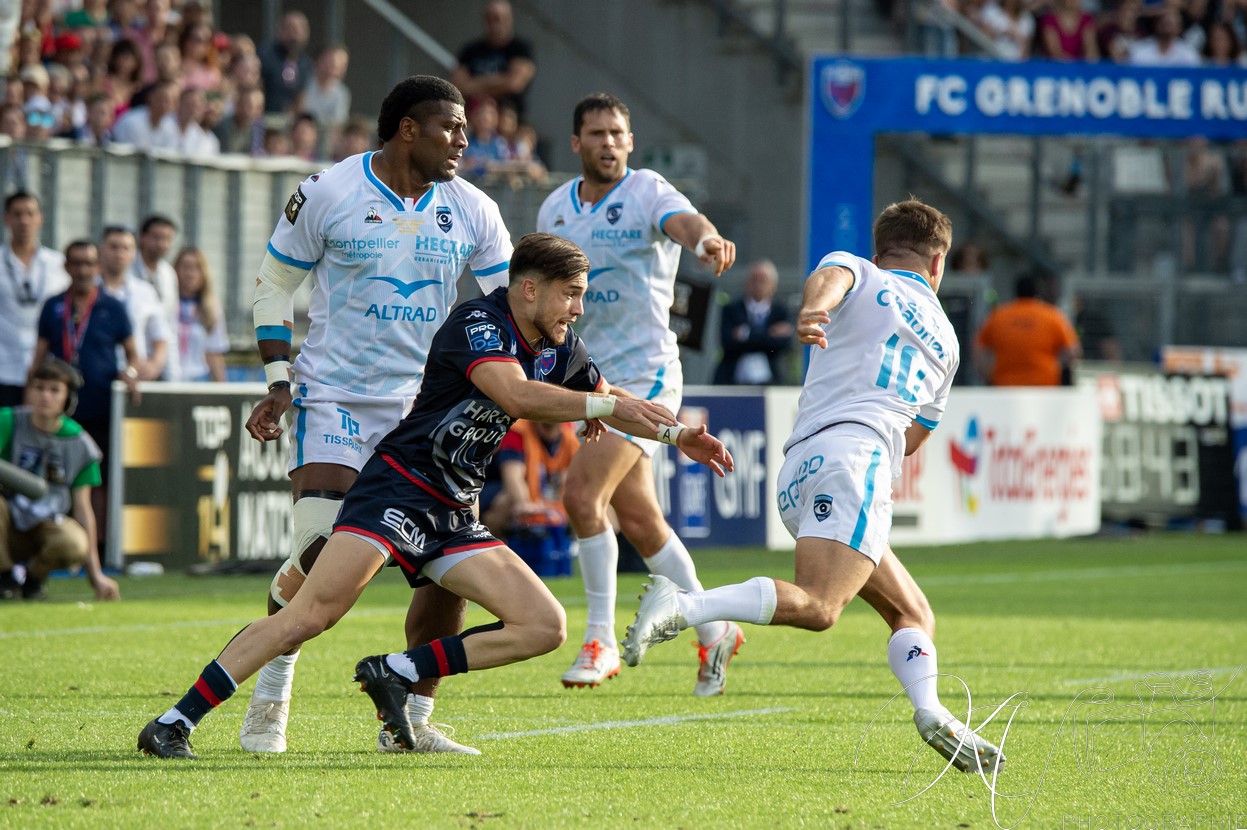  FC Grenoble Rugby - Montpellier Hérault Rugby - Rugby - FFR - 2024 - Access Match -  FC Grenoble (18) vs (20) Montpellier (#FFR24FCGMHR06) Photo by: Karine Valentin | Siuxy Sports 2024-06-16