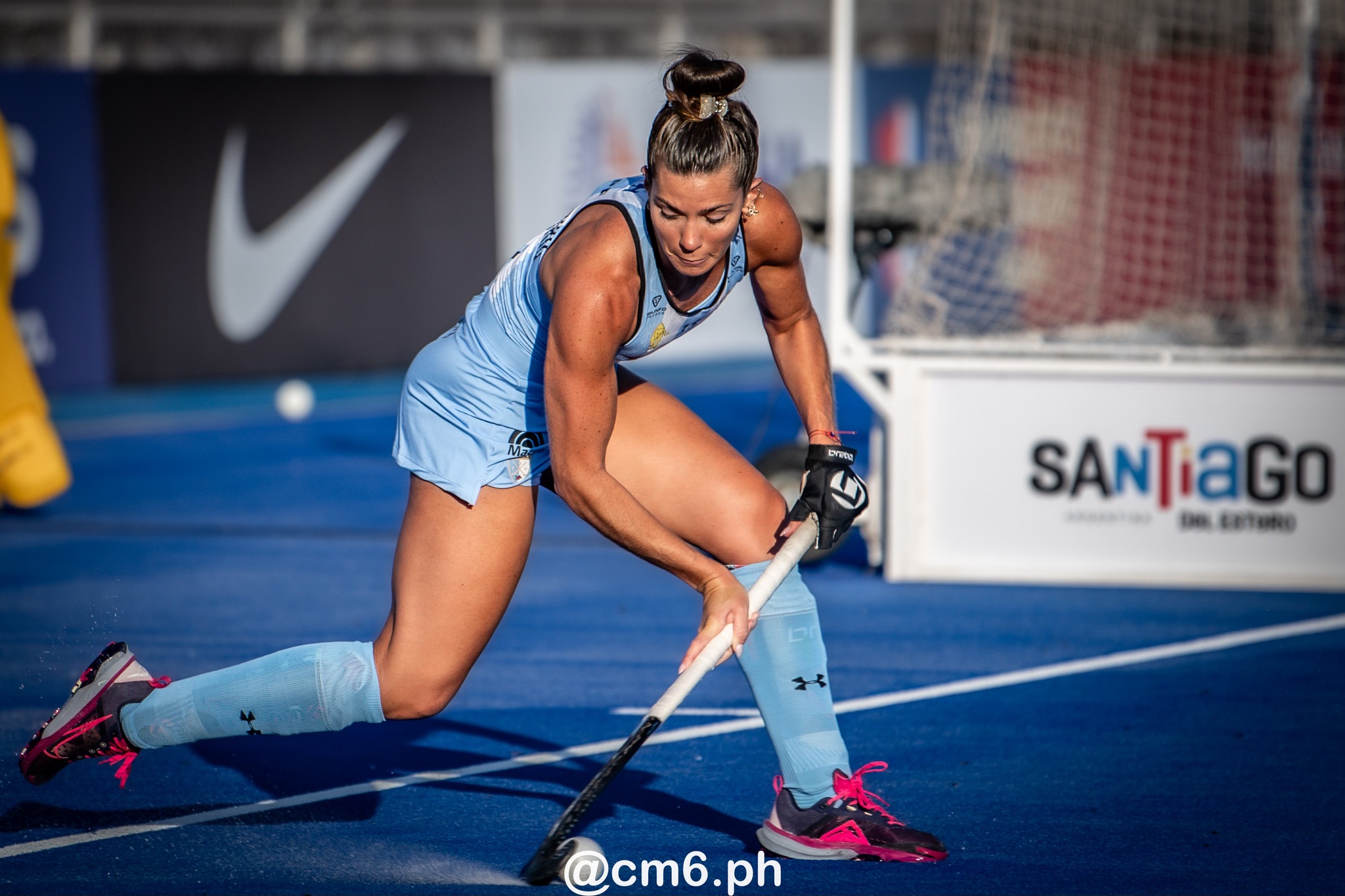 Agustina ALBERTARRIO -  Selección femenina de hockey sobre césped de Argentina - Netherlands women's national field hockey team - Field hockey - FIH Pro League Fem 2023-2024 - Argentina (1) vs (4) Netherlands (#FIHPF24ARGNET12) Photo by: Christian Mas | Siuxy Sports 2023-12-08