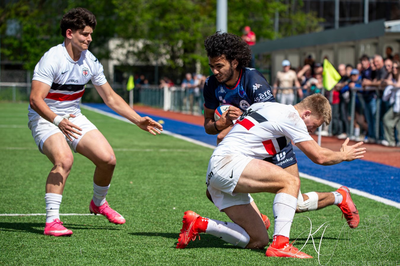  FC Grenoble Rugby - Stade Toulousain - Rugby - FFR 2024 - Espoirs - FC Grenoble vs Stade Toulousain (#FFR24ESPFCGTOU04) Photo by: Karine Valentin | Siuxy Sports 2024-04-06