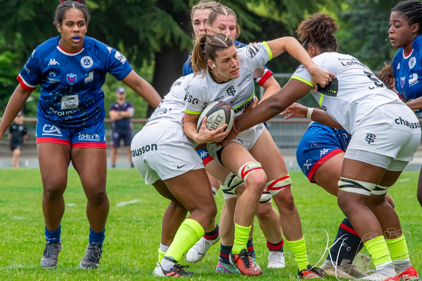 FC Grenoble Rugby - Stade Toulousain - Rugby - FFR 2024 Élite 1 F - FC Grenoble Amazones (23) vs (17) Stade Toulousain (#FFR24EL1FFCGST05) Photo by: Karine Valentin | Siuxy Sports 2024-05-12
