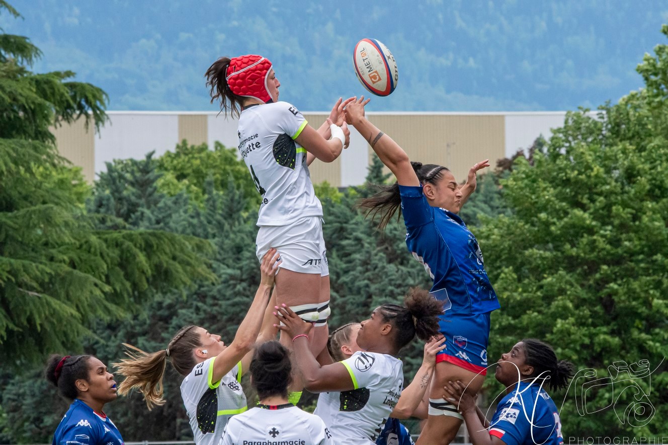  FC Grenoble Rugby - Stade Toulousain - Rugby - FFR 2024 Élite 1 F - FC Grenoble Amazones (23) vs (17) Stade Toulousain (#FFR24EL1FFCGST05) Photo by: Karine Valentin | Siuxy Sports 2024-05-12