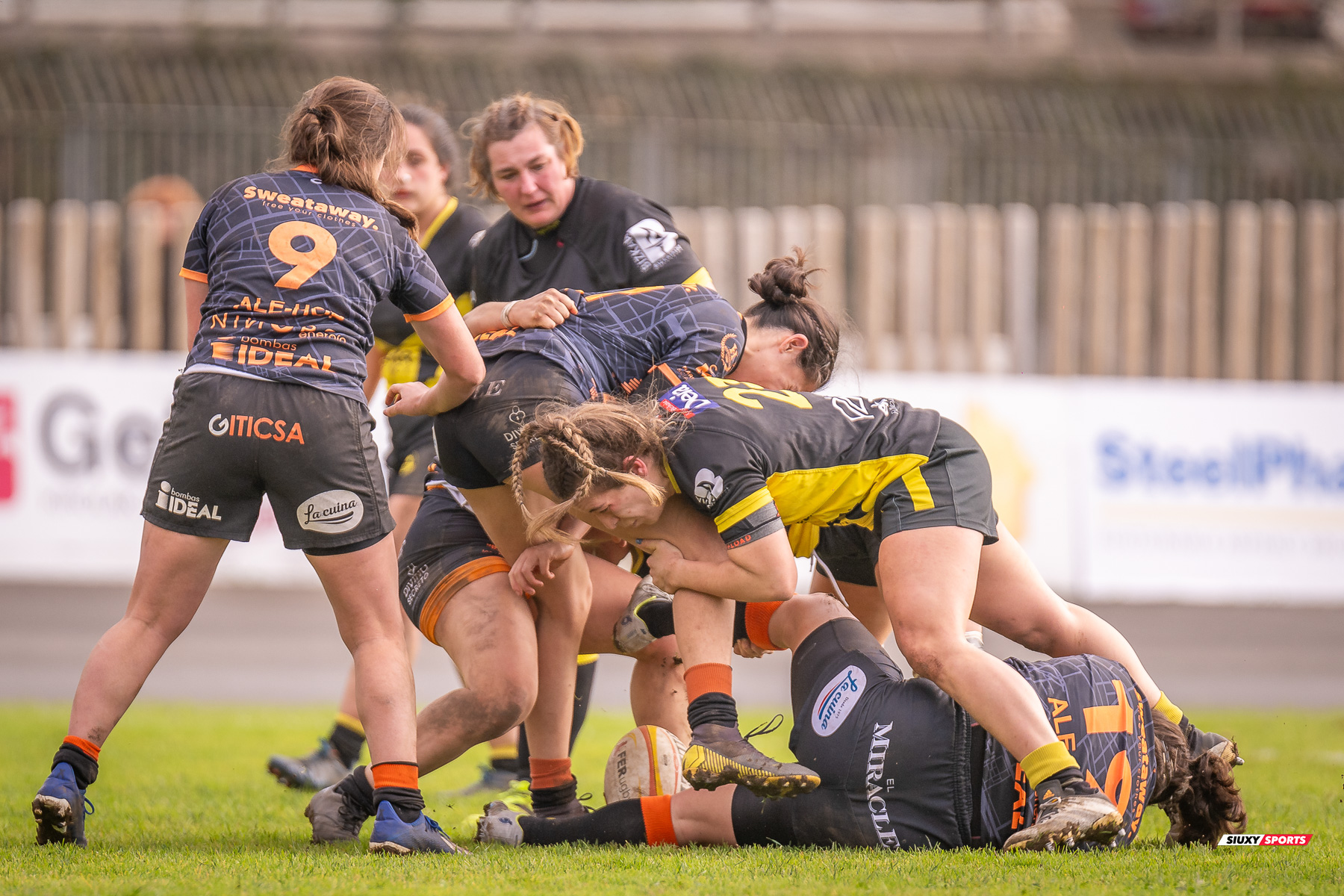  Getxo Artea Rugby Taldea - Club de Rugby Les Abelles - Rugby - FER 2024 - DHB F - Getxo Neskak Rt (19) vs (10) Les Abelles (#FER24DHBGNABE02) Photo by: Fredy Monfoto | Siuxy Sports 2024-02-04