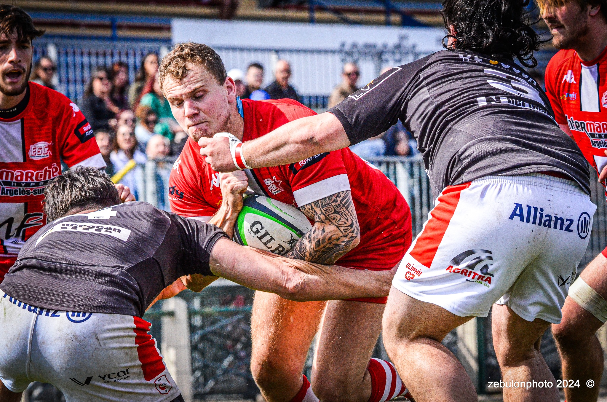  Étoile Sportive Catalane - Football Club Villefranchois - Lauragais - Rugby - FFR -  Fed 2 2024 - Etoile Sportive Catalane vs FC Villefranchois (#FFR24F2ESCFCV03) Photo by: Photo Zebulon | Siuxy Sports 2024-03-23