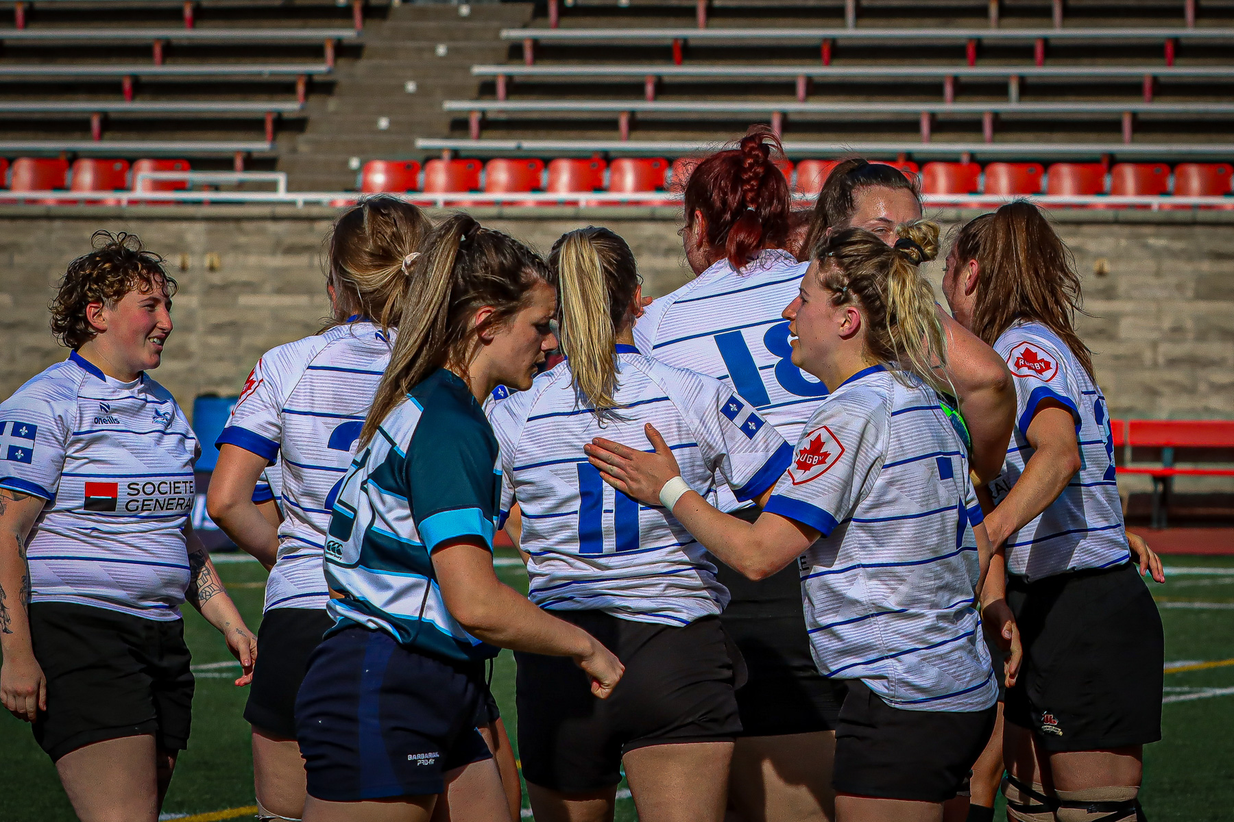  Équipe féminine - Rugby Québec - Ontario Blues (w) - Rugby - QORC-CROQ 2024 - FINALS - QUÉBEC EST (37) VS (13) ONTARIO EST - 1ST POSITION - Reel Mayarts (#QORC24QCEONE16) Photo by: Photo Mayarts | Siuxy Sports 2024-06-01