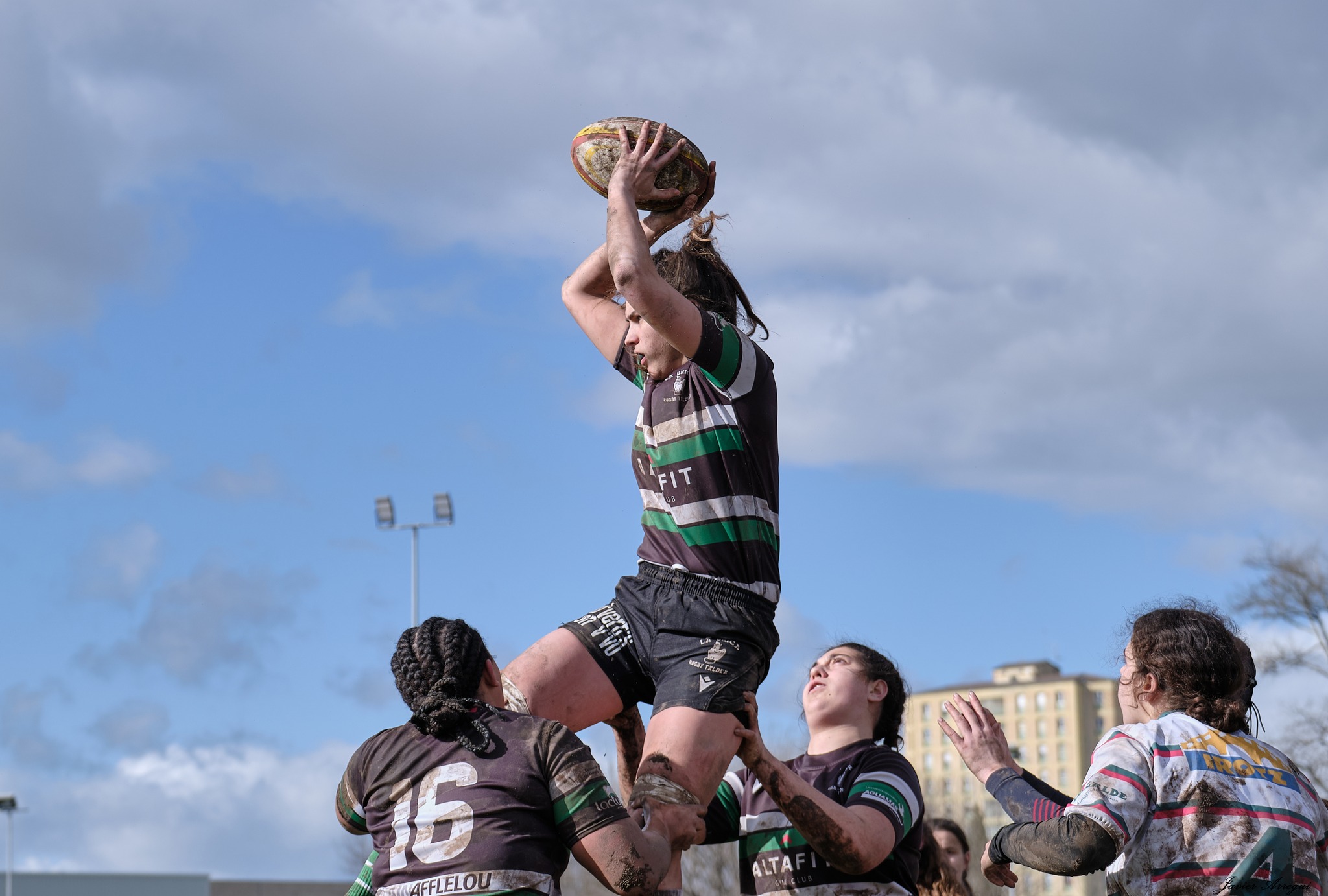  La Única Rugby Taldea - Iruña Rugby Club - Rugby - FER 2024 - La Unica RT vs Iruña Rugby Club - Neskak (#FER24UNIIRU02) Photo by: Javier Arregui | Siuxy Sports 2024-02-10