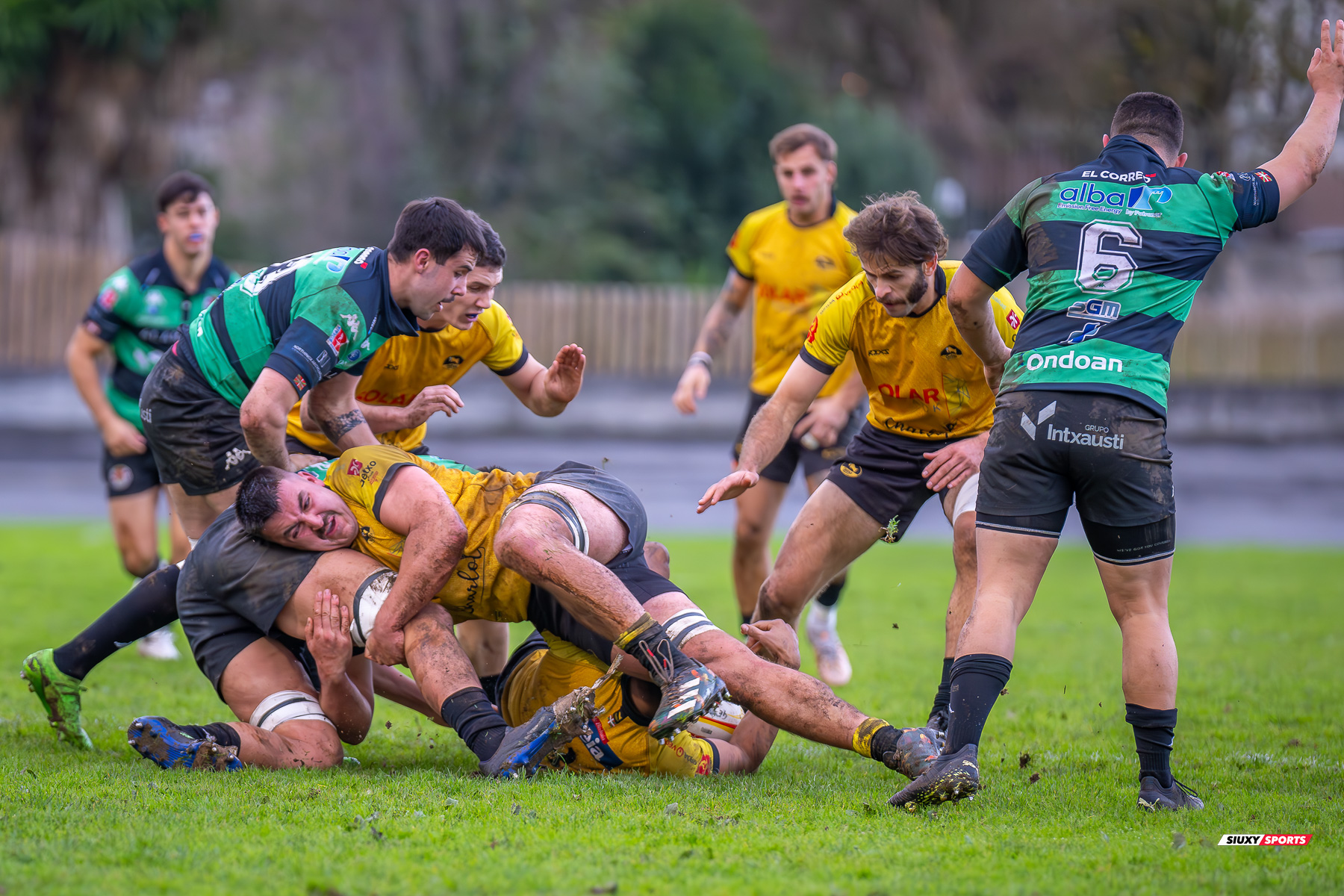 Martin CHAVEZ - Noah COOPER -  Getxo Artea Rugby Taldea - Gernika Rugby Taldea - Rugby - FER 2023 - DHB - Getxo Artea RT (24) vs (20) Universitario Bilbao Rugby (#FER23DHBGETGER11) Photo by: Fredy Monfoto | Siuxy Sports 2023-11-25