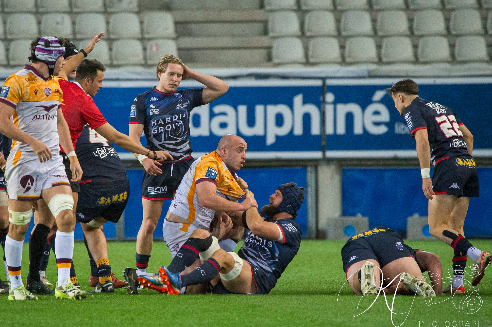  FC Grenoble Rugby - Soyaux Angoulême - Rugby - PRO D2 - FC Grenoble (21) vs (18) Soyaux Angouleme (#PD224FCGSAN03) Photo by: Karine Valentin | Siuxy Sports 2024-03-29