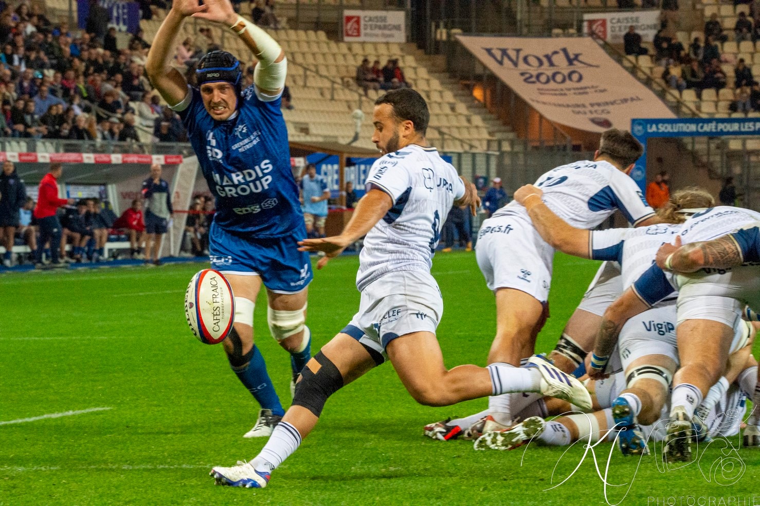  FC Grenoble Rugby - SU Agen - Rugby - FFR 2024 PRO D2 - Grenoble (37) vs (10) Agen (#PD224PD2GRSUA11) Photo by: Karine Valentin | Siuxy Sports 2024-11-01