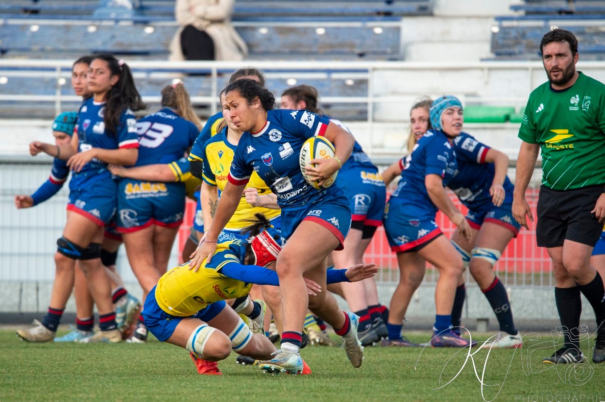  ASM Romagnat rugby féminin - FC Grenoble Rugby - Rugby - FFR 2024 Elite 1 Fém - ASM Romagnat (32) vs (8) Amazones FC Grenoble  (#FFR24E1FASMRFCG11) Photo by: Karine Valentin | Siuxy Sports 2024-11-17