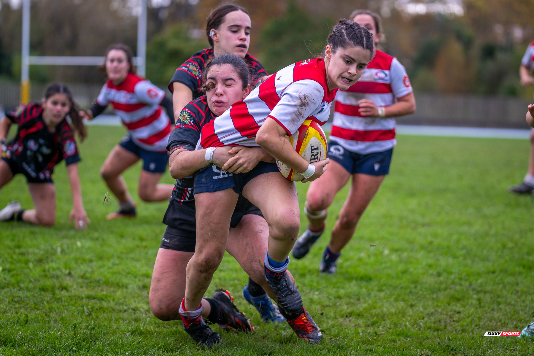  Getxo Artea Rugby Taldea - Universitario Bilbao Rugby - Rugby - FER 2024 - Liga Vasca Femenina -  Getxo Neskak Loratzen (05) vs (48) UBR Neskak (#FER24LVFGNLUN11) Photo by: Fredy Monfoto | Siuxy Sports 2024-11-10