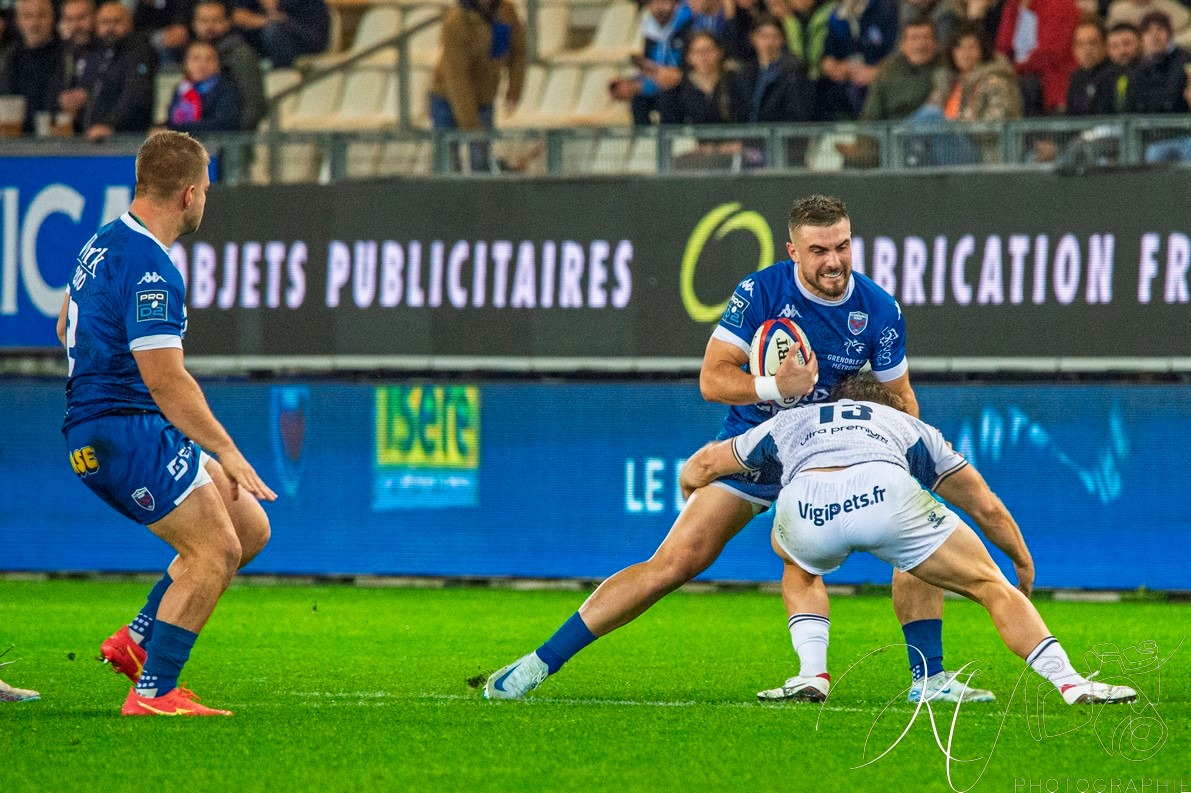  FC Grenoble Rugby - SU Agen - Rugby - FFR 2024 PRO D2 - Grenoble (37) vs (10) Agen (#PD224PD2GRSUA11) Photo by: Karine Valentin | Siuxy Sports 2024-11-01