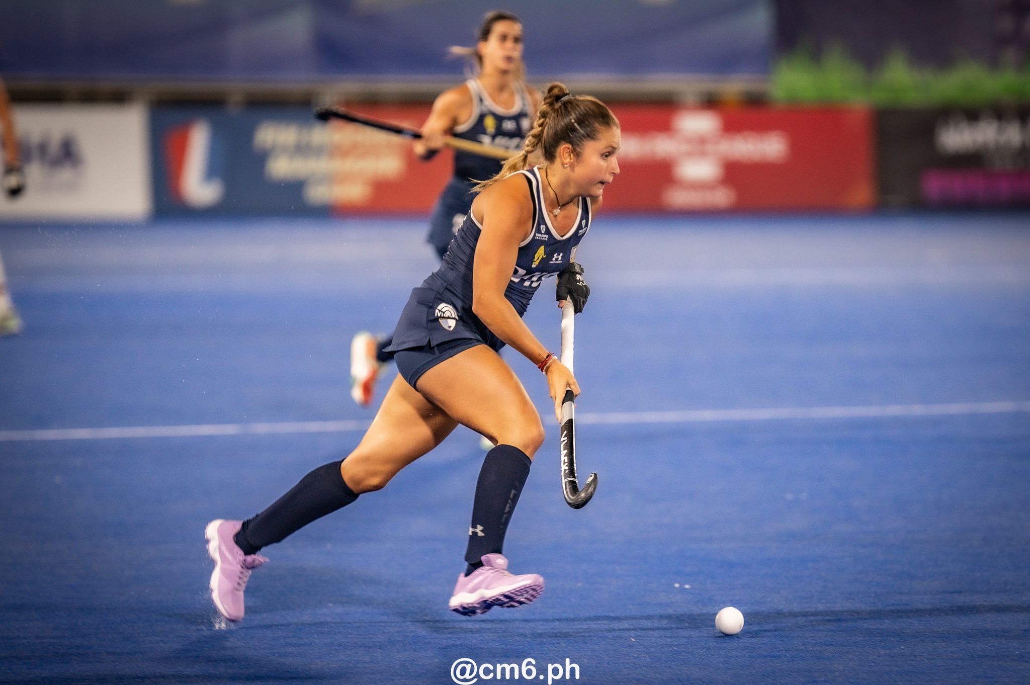 Agostina ALONSO -  Selección femenina de hockey sobre césped de Argentina - Germany women's national field hockey team - Field hockey - FIH Pro League Fem 2023-2024 - Argentina (3) vs (1) Germany (#FIHPF24ARGGER02) Photo by: Christian Mas | Siuxy Sports 2024-02-16