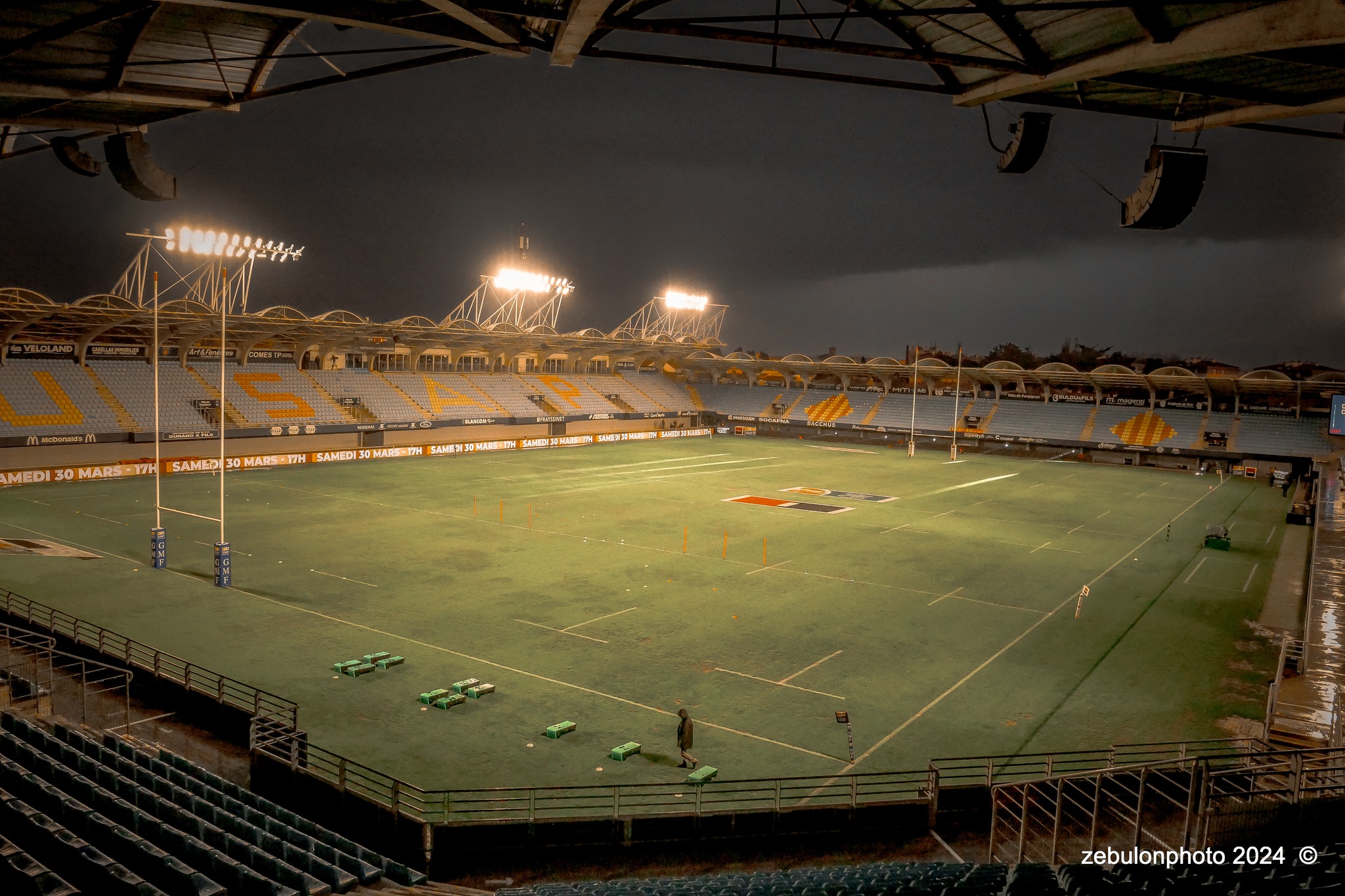  US Arlequins Perpignanais - RC Toulonnais - Rugby - TOP 14 - Perpignan (27) vs (17) RC Toulonnais (#TOP1424USAPRCT03) Photo by: Photo Zebulon | Siuxy Sports 2024-03-09
